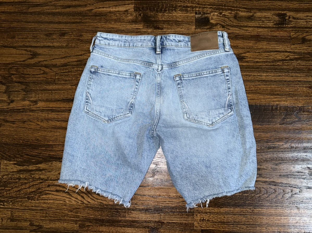 Allsaints Allsaints London Switch Black Indigo Shorts Frayed Hem Sz 32 Size US 32 / EU 48 - 5 Thumbnail