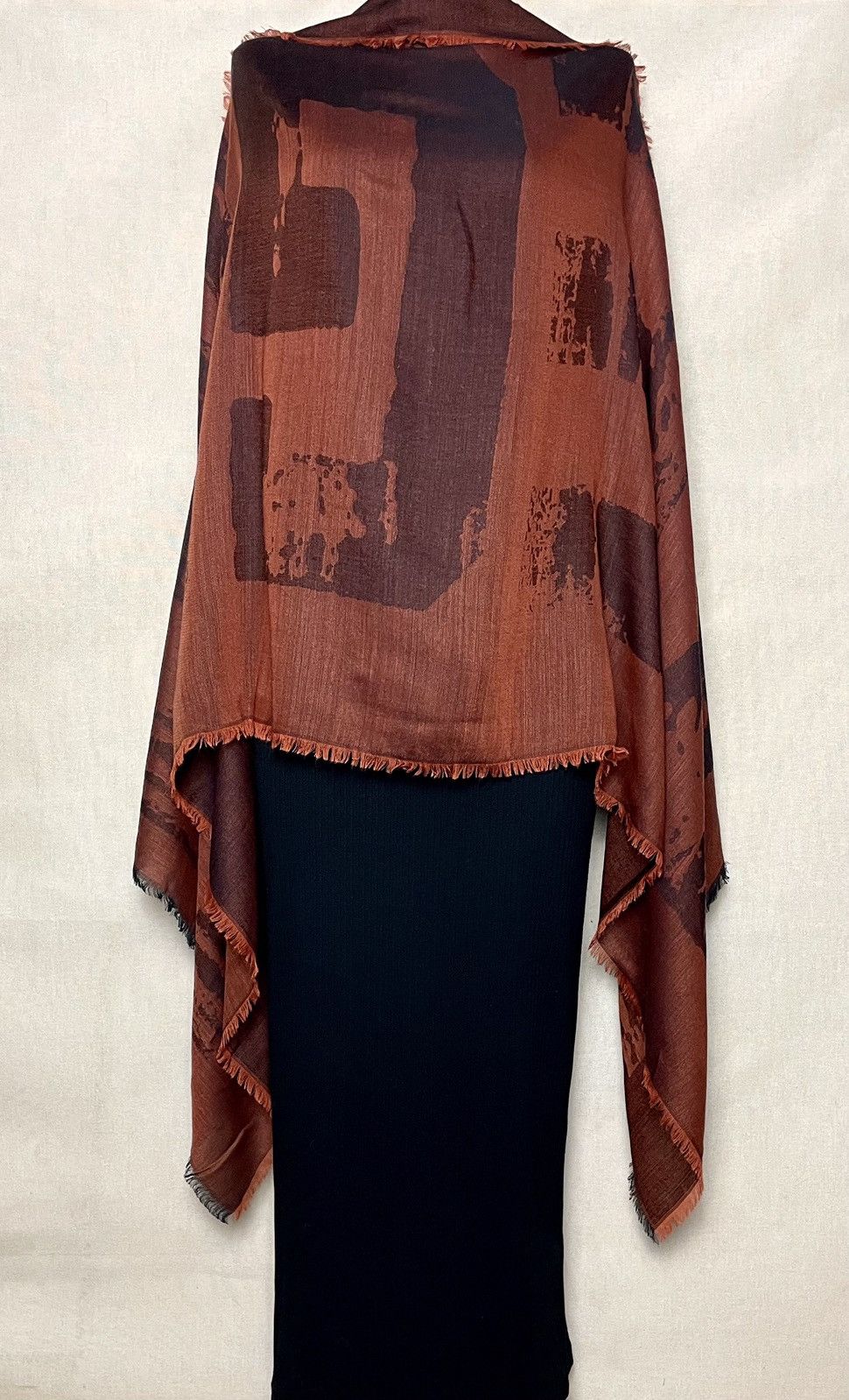 Z Zegna Ernenegildo Zegna big logo silk scarf shawl Size ONE SIZE - 4 Thumbnail