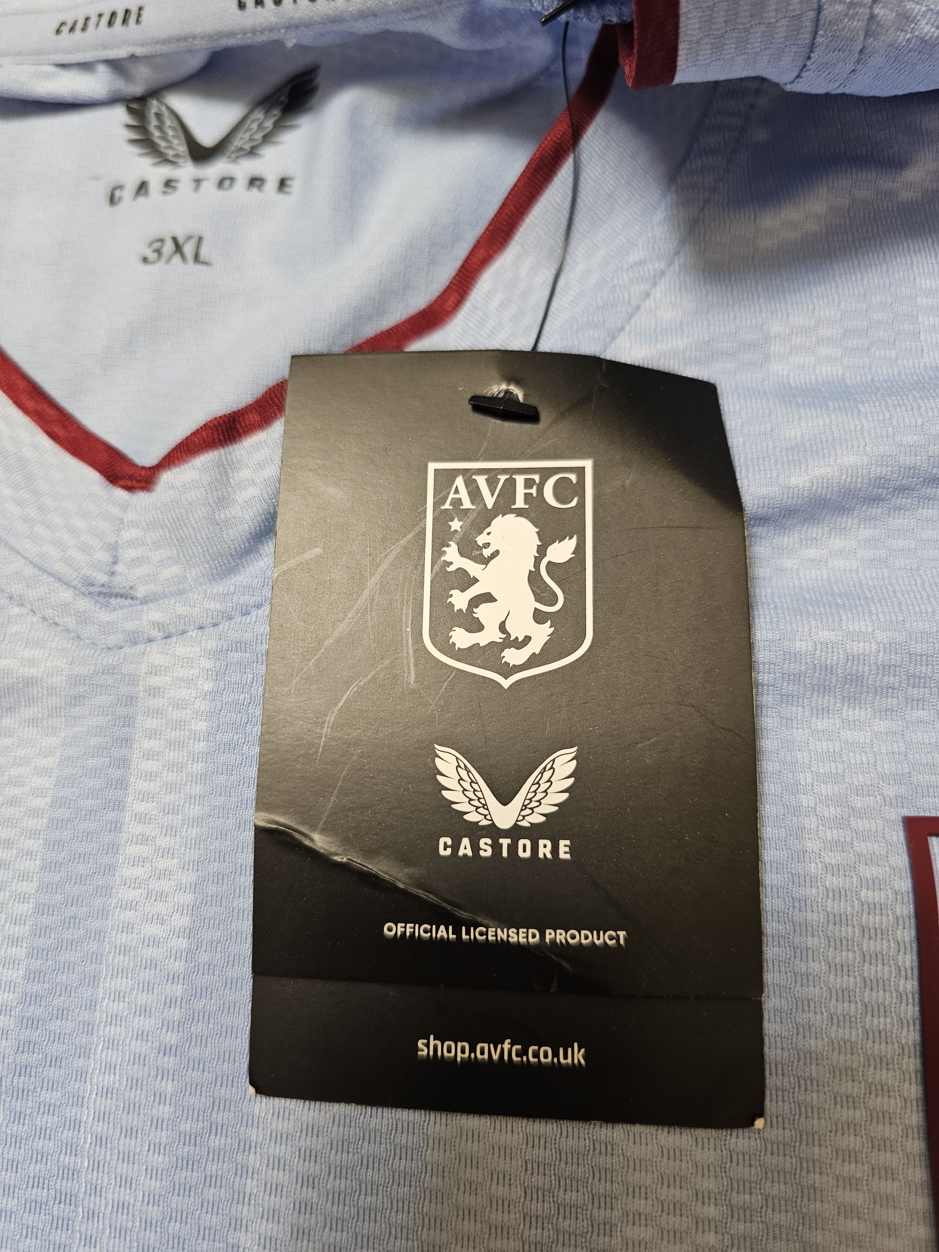 Other ASTON VILLA 2022 2023 AWAY FOOTBALL SOCCER JERSEY NEW 3XL Size US XXL / EU 58 / 5 - 6 Thumbnail