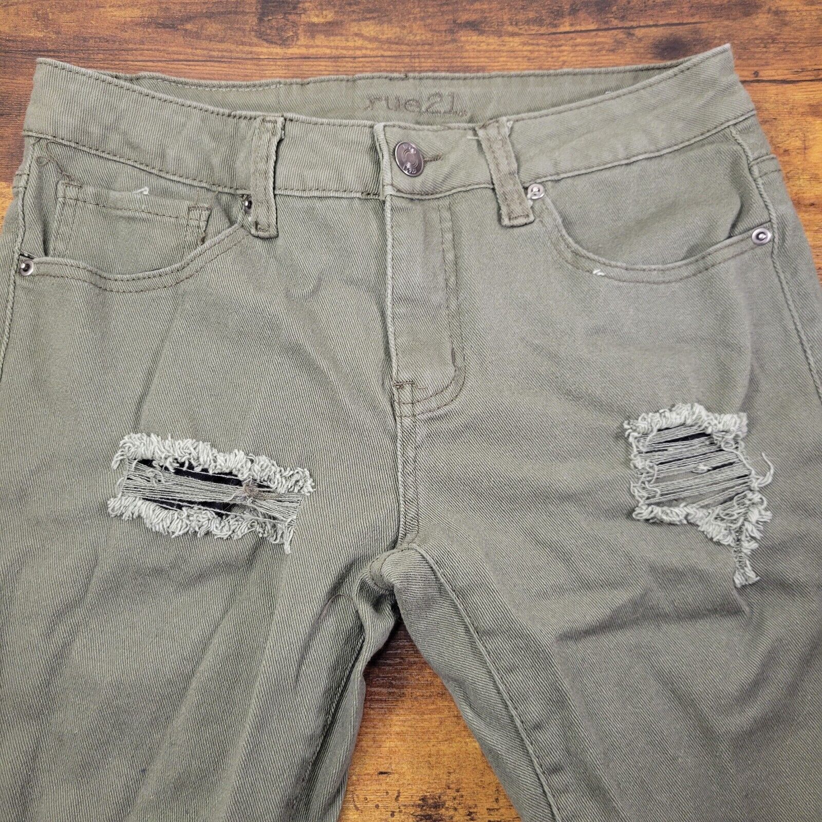 rue21 Rue 21 Distressed 30/32 Skinny Supreme Flex Chino Denim Size US 30 / EU 46 - 3 Thumbnail