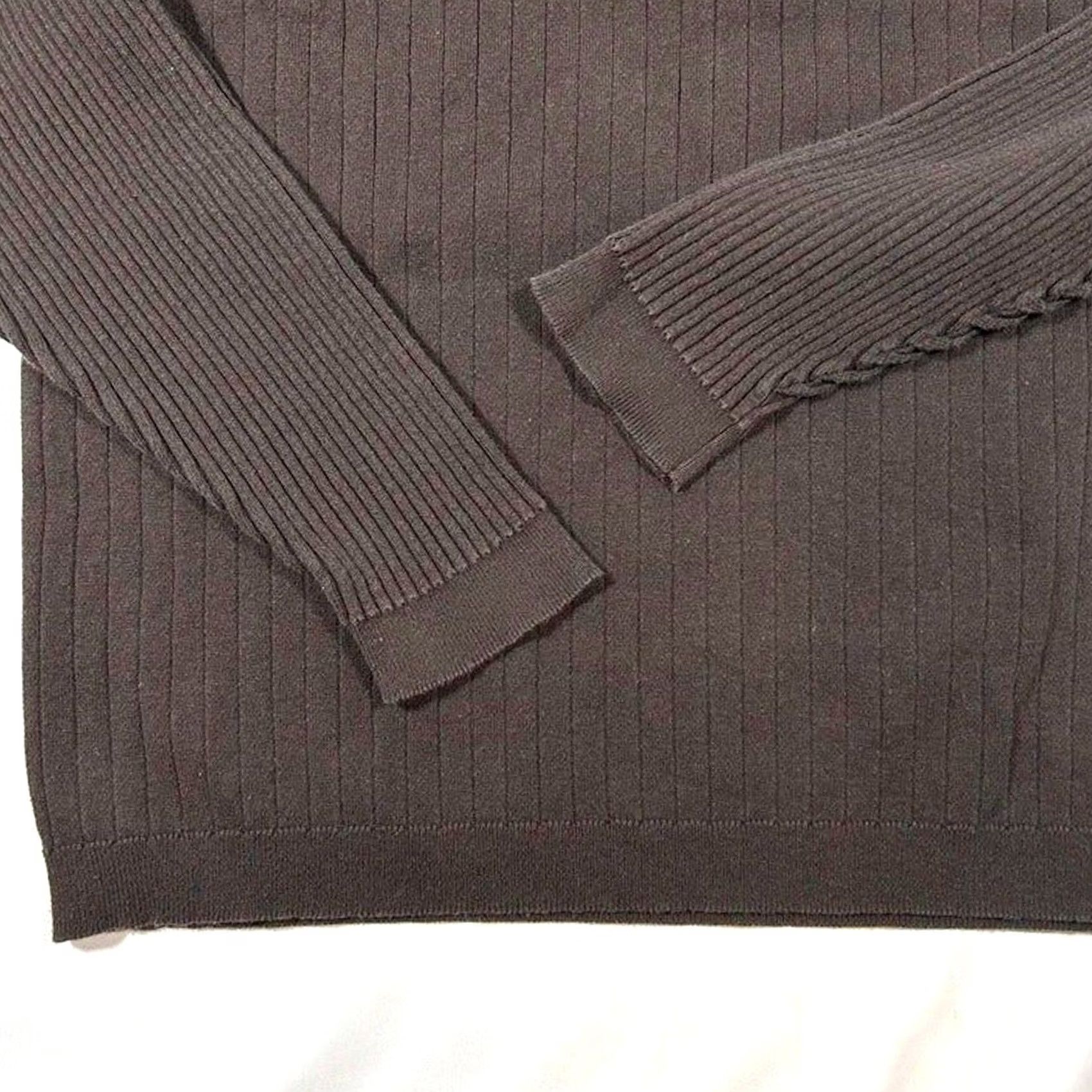 Liz Claiborne Y2K Claiborne Ribbed Pullover Sweater Mens Large Brown Size US L / EU 52-54 / 3 - 3 Thumbnail