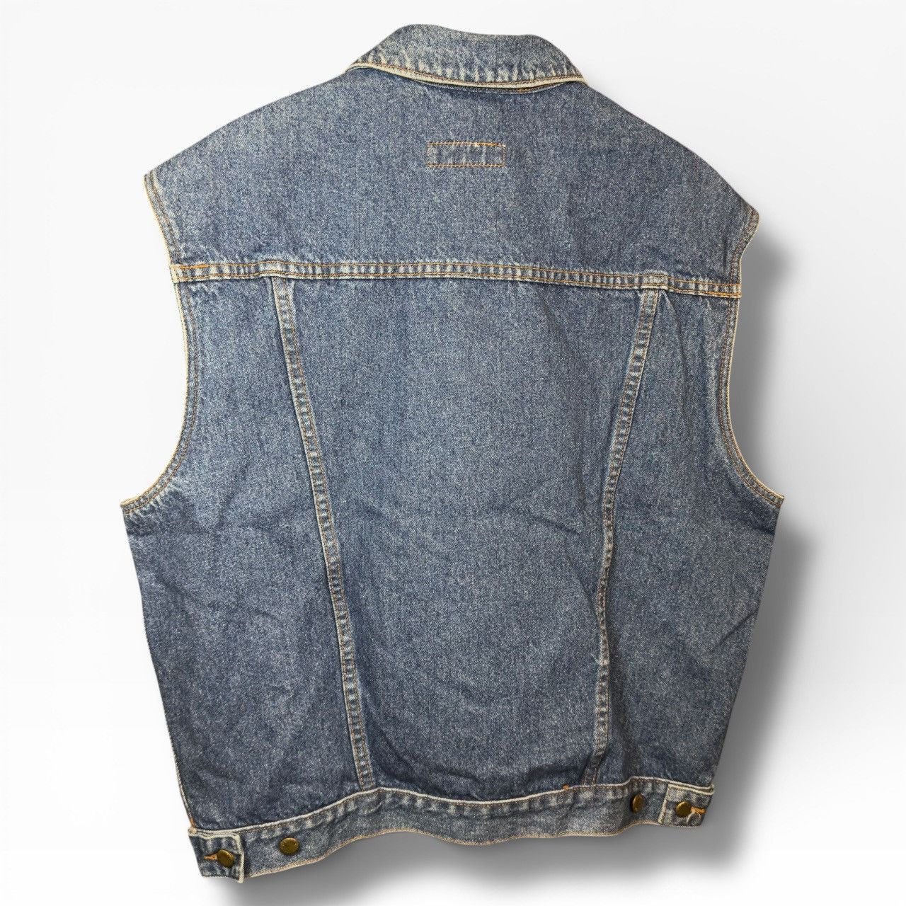 Other Vintage Huk-A-Poo Denim Trucker Jacket Vest Size US XL / EU 56 / 4 - 3 Thumbnail