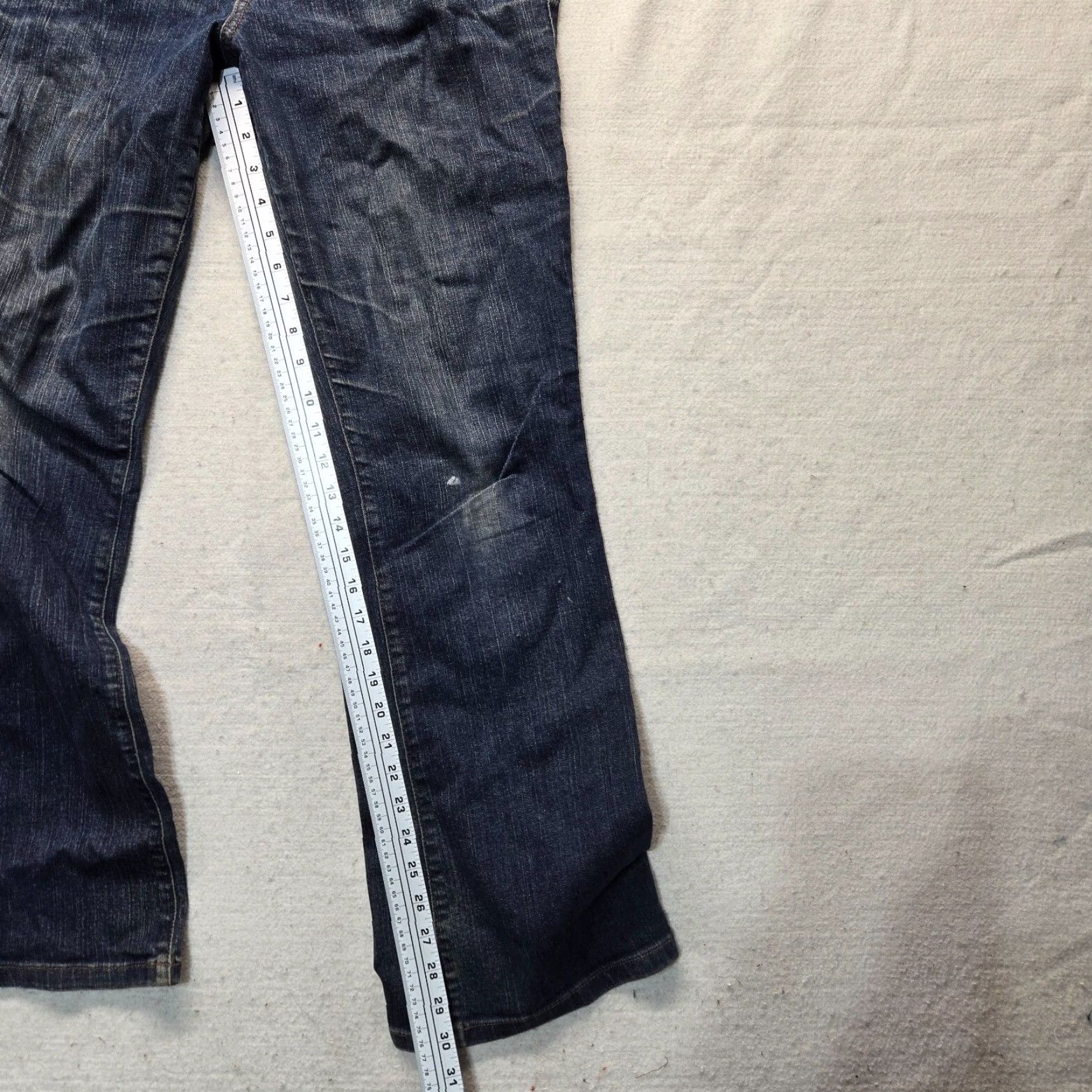 DKNY DKNY Soho Jeans Bootcut Mid Rise Denim Pants Women 14R Blue Cotton Blend Regular Stretch Pockets Zipper Button Denim Jeans Modern 90s? Wait. Size 36" / US 14 / IT 50 - 6 Thumbnail