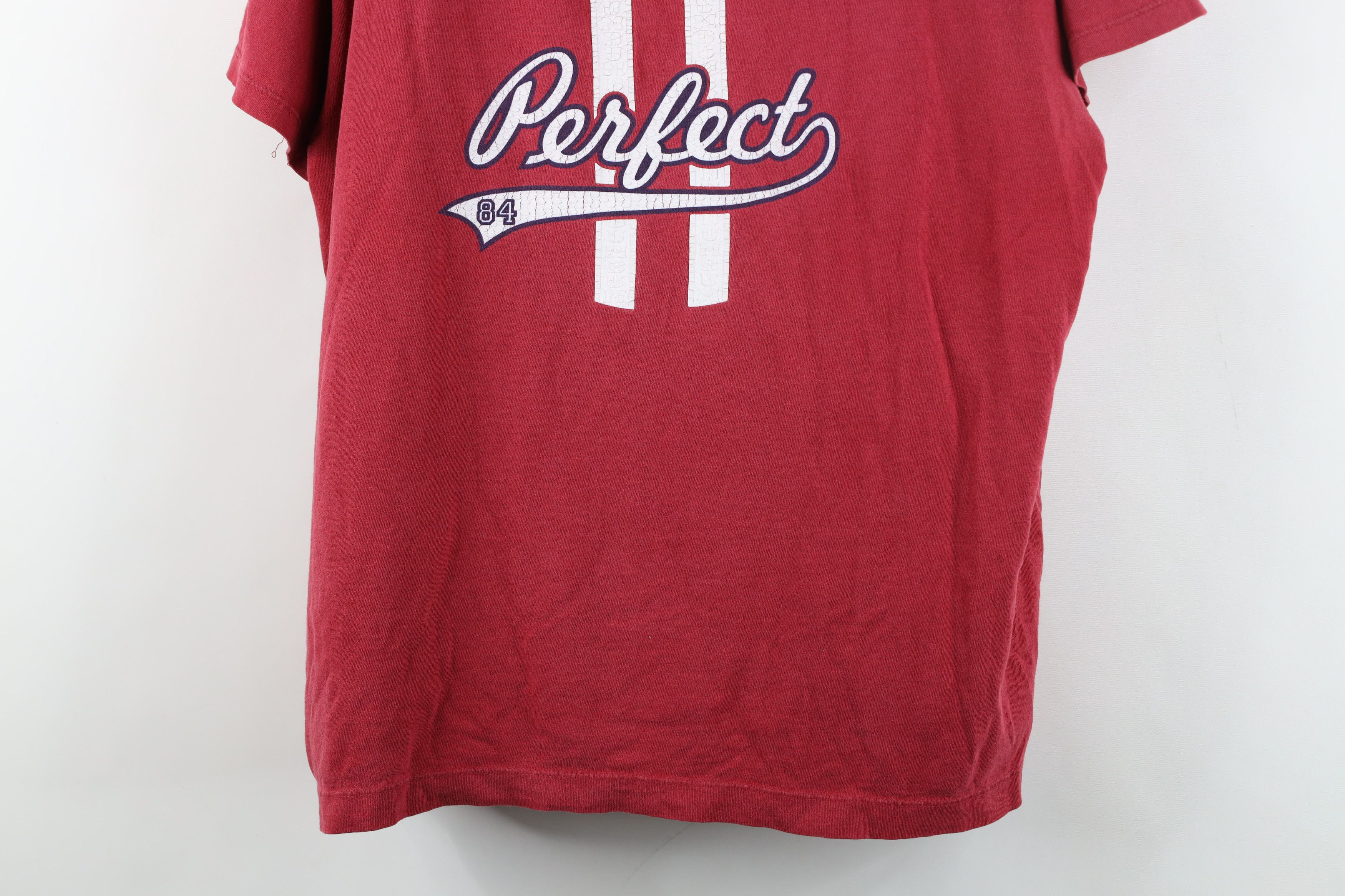 Vintage Vintage 90s Bum Equipment Boxy Fit Perfect T-Shirt Red Size L / US 10 / IT 46 - 3 Thumbnail