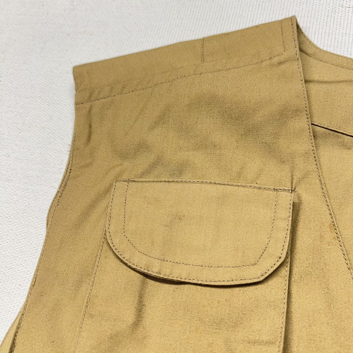 Vintage VTG American Fisherman Vest Khaki Fishing Pocket Hunting Zip Size US S / EU 44-46 / 1 - 7 Thumbnail