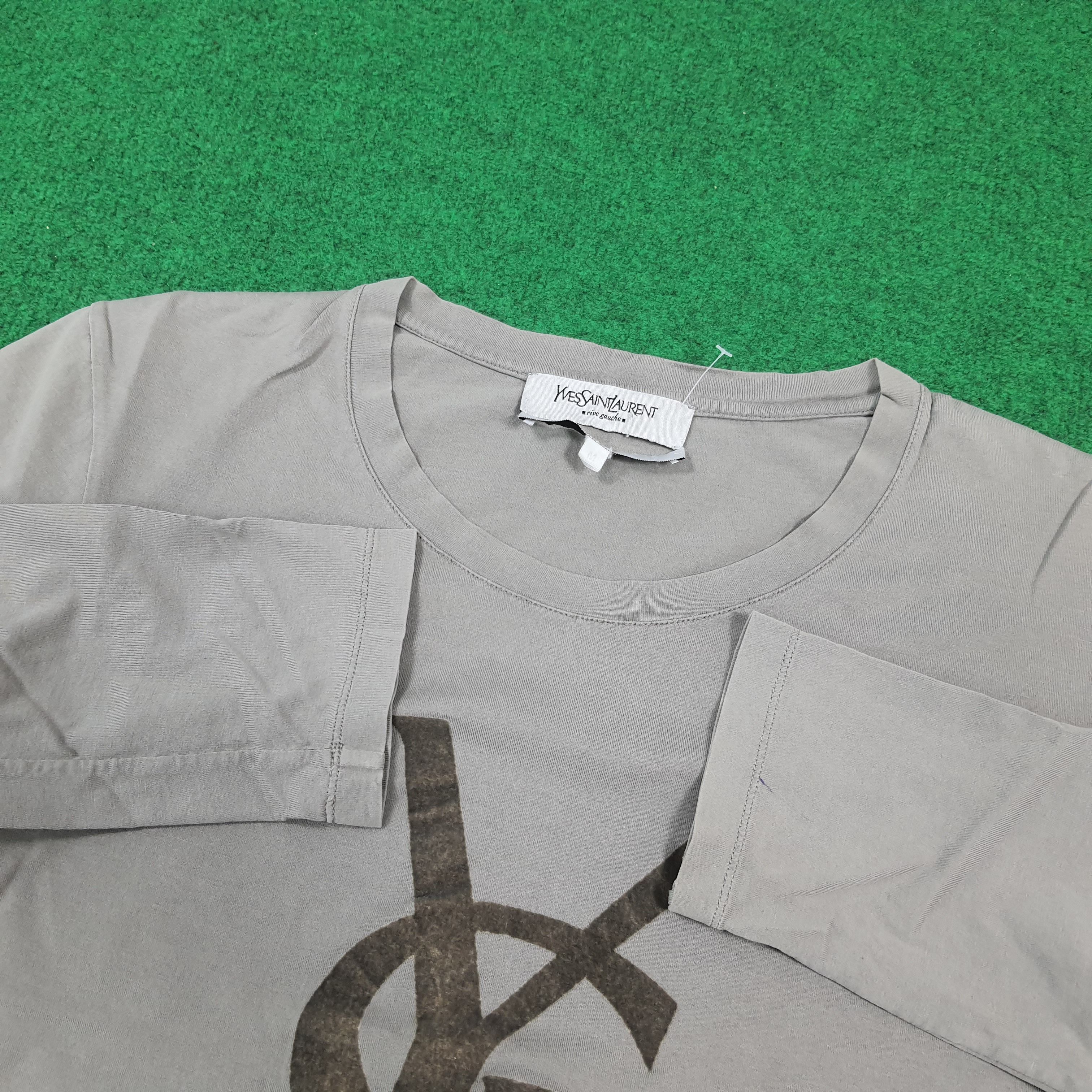 Yves Saint Laurent Vintage YSL Yves Saint Laurent Logo Tshirt C294N71 Size M / US 6-8 / IT 42-44 - 3 Thumbnail