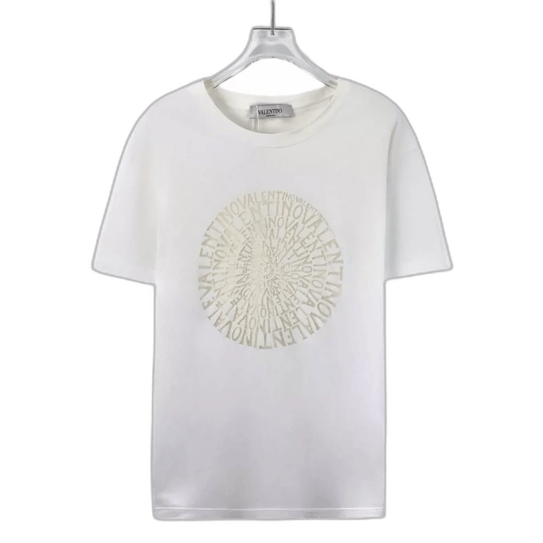 Valentino Valentino White Letter Print Cotton T-shirt Size US XS / EU 42 / 0 - 1 Thumbnail