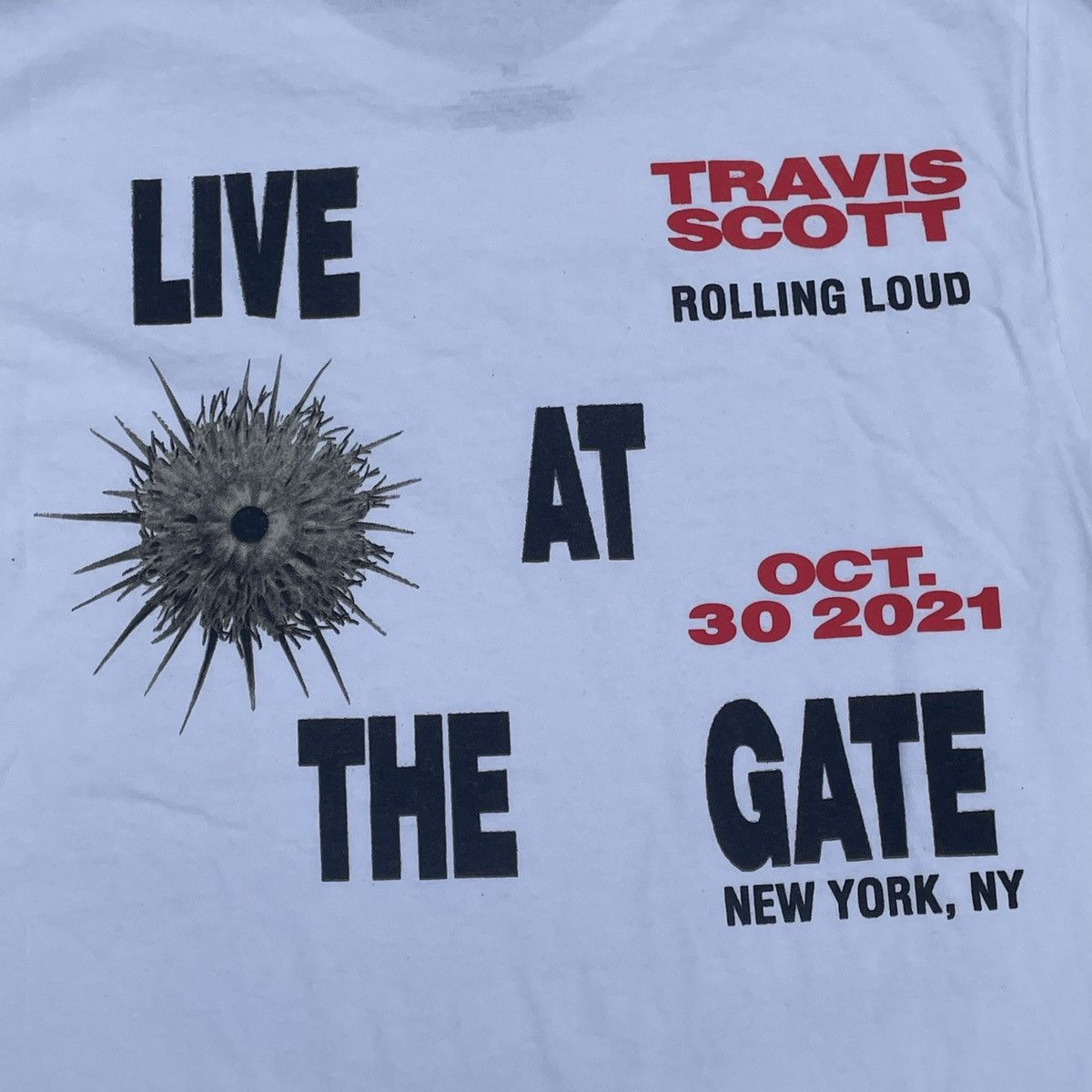 Travis Scott Travis Scott Rolling Loud NYC 2021 Tshirt Rare size Medium Size US M / EU 48-50 / 2 - 7 Thumbnail