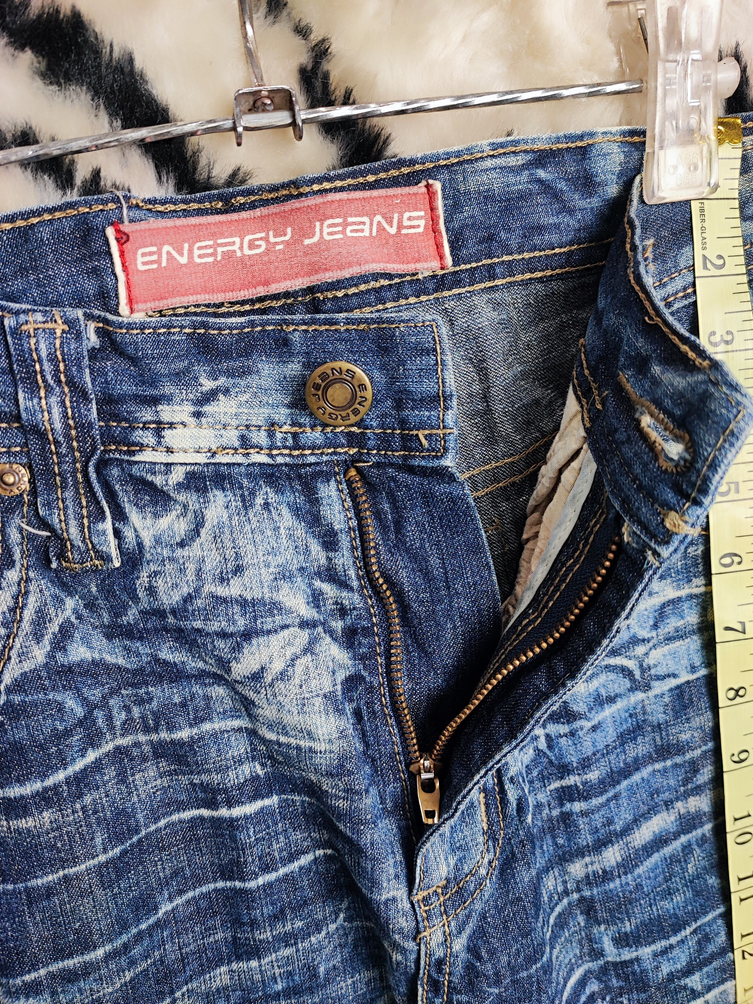 14th Addiction Vintage energy y2k bootcut baggy wide leg flare denim jeans Size US 35 - 11 Thumbnail