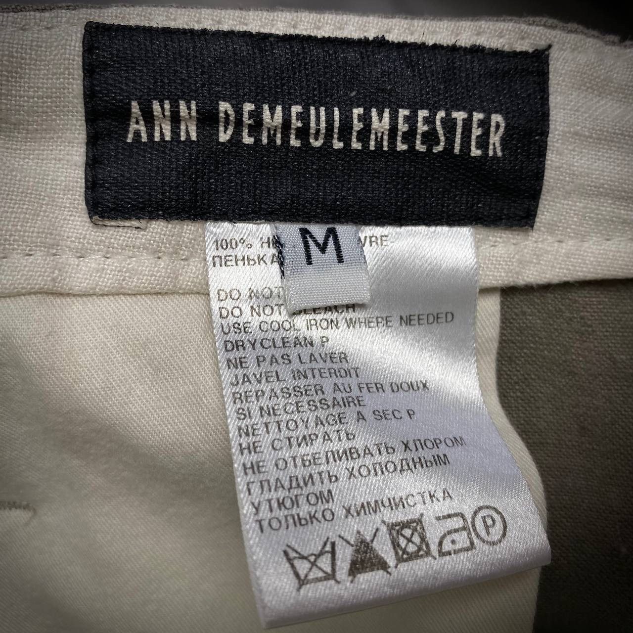 Ann Demeulemeester Hemp pants with belt M Size US 30 / EU 46 - 8 Thumbnail