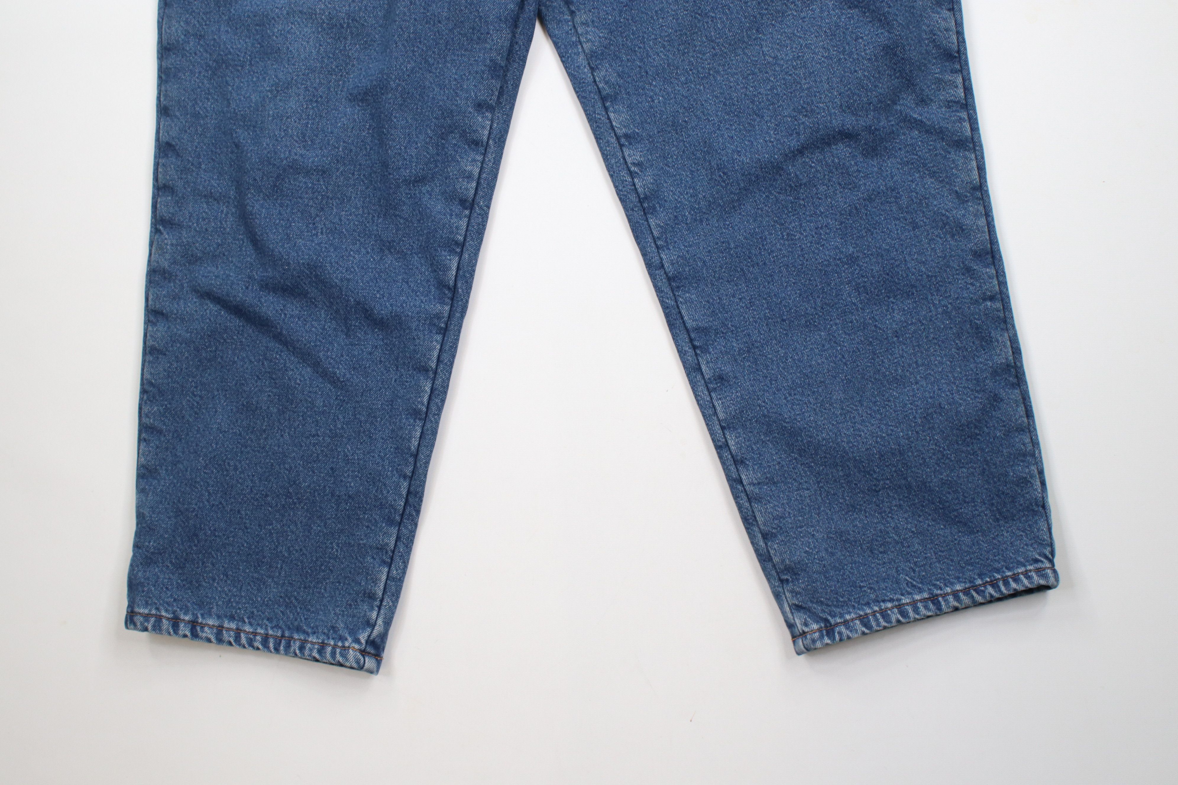 L.L. Bean × Vintage Vintage 90s LL Bean Relaxed Fit Fleece Lined Heavy Jeans Size 42" / US 20 - 5 Thumbnail