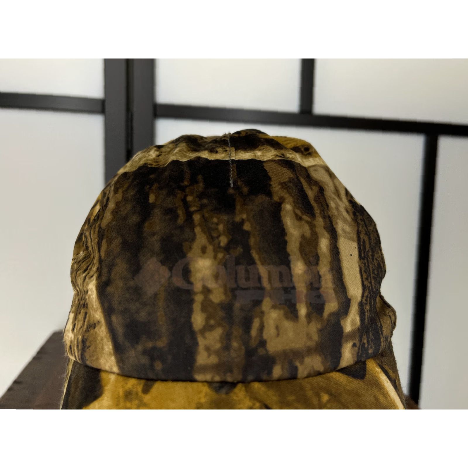 Vintage Columbia Trapper Hat Cap Fitted Adult One Size Brown Camo Polyester Camp Hunt Mens Size ONE SIZE - 2 Thumbnail