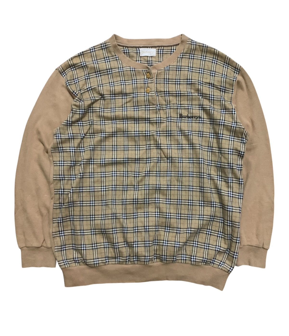 Burberry × Burberry Prorsum × Vintage Vintage Burberrys Nova Check Shirt Size US M / EU 48-50 / 2 - 1 Thumbnail