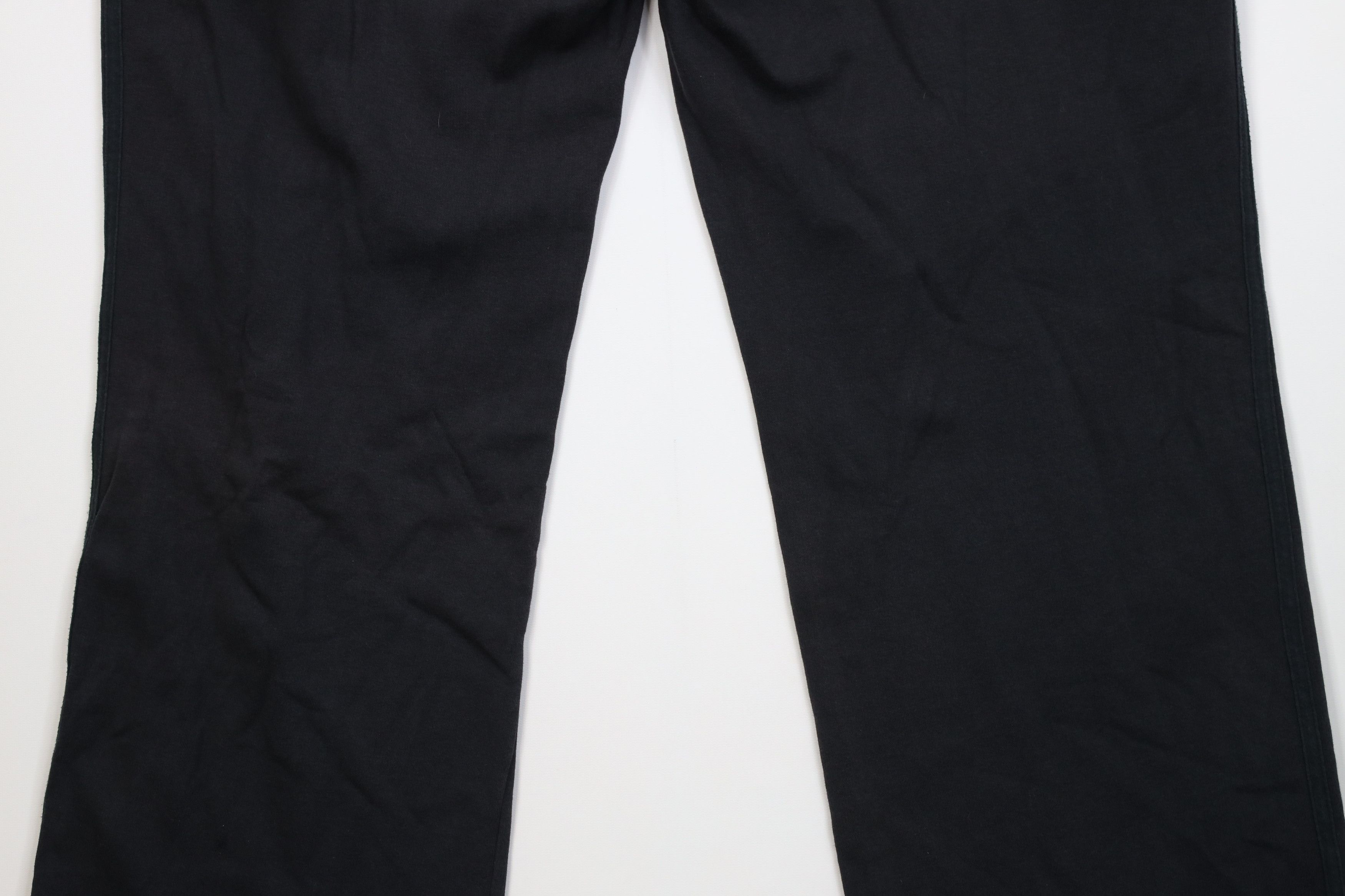Adidas Vintage Y2K Adidas Babydoll Wide Leg Sweatpants Pants Black Size 38" / US 16 / IT 52 - 14 Thumbnail