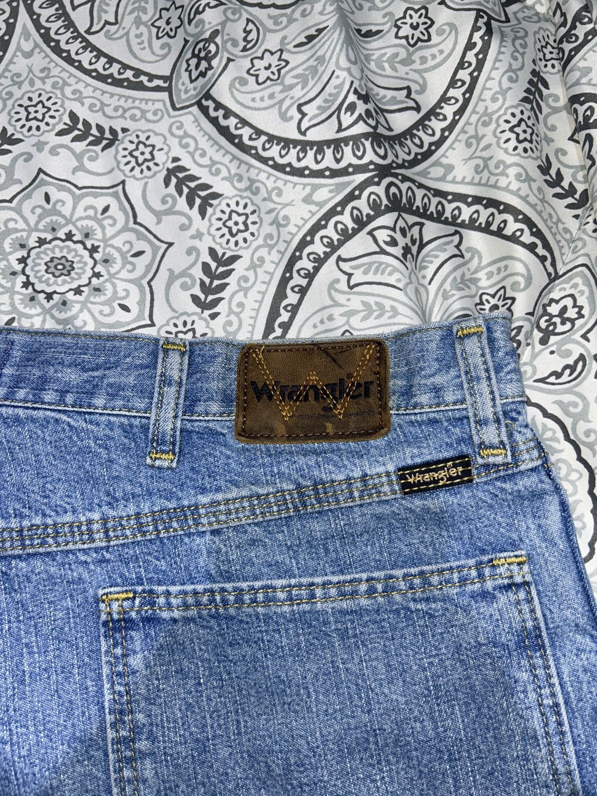 Vintage × Wrangler Wrangler Carpenter Jorts Size US 38 / EU 54 - 3 Thumbnail