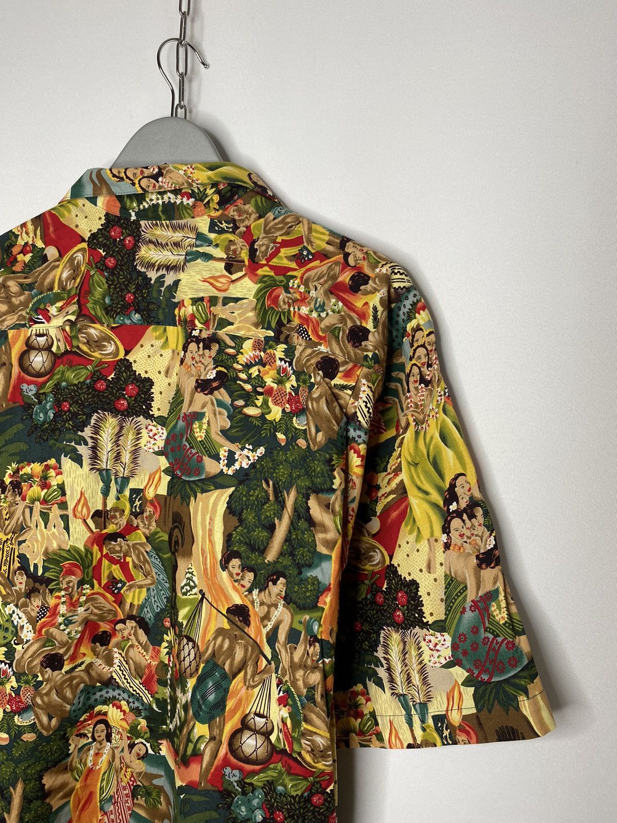 Other 🌴Men’s Vintage Art Crazy Hawaiian Shirt Overprint Designer🌴 Size US XL / EU 56 / 4 - 7 Thumbnail