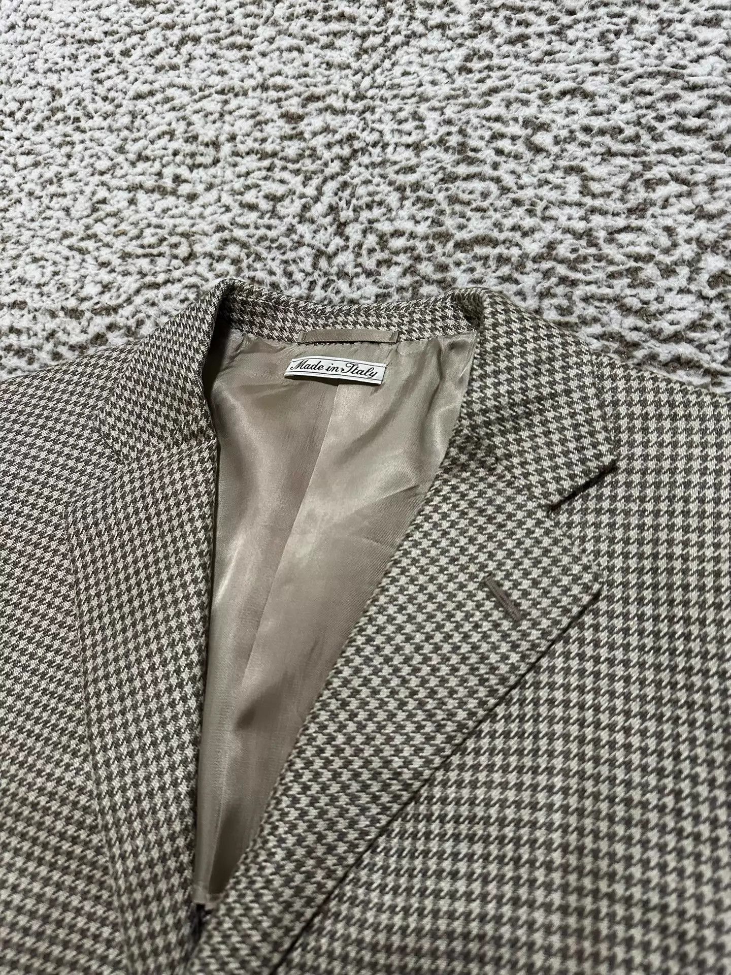 Belvest Belvest Cashmere Silk Houndstooth Blazer (SK Excl) Italy Size US L / EU 52-54 / 3 - 4 Thumbnail
