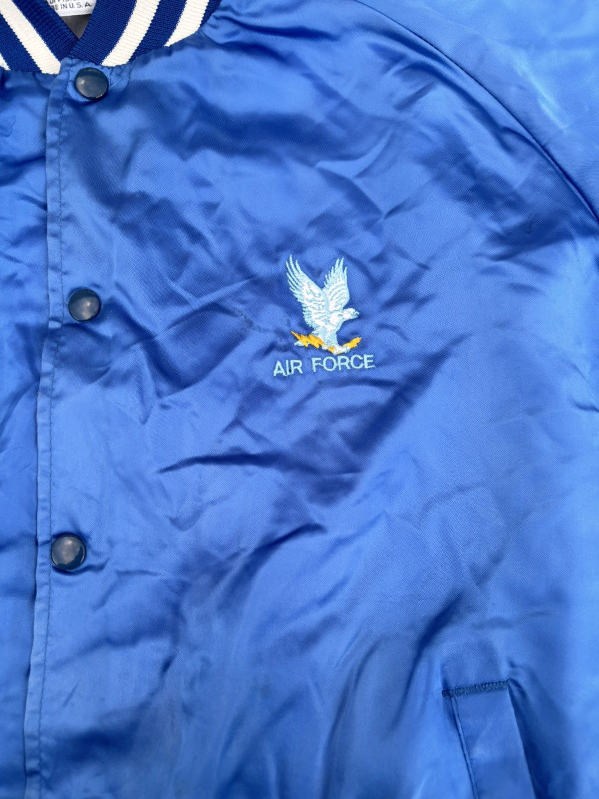 Vintage Vintage 80s/70s US Air Force satin jacket Size US XL / EU 56 / 4 - 7 Thumbnail