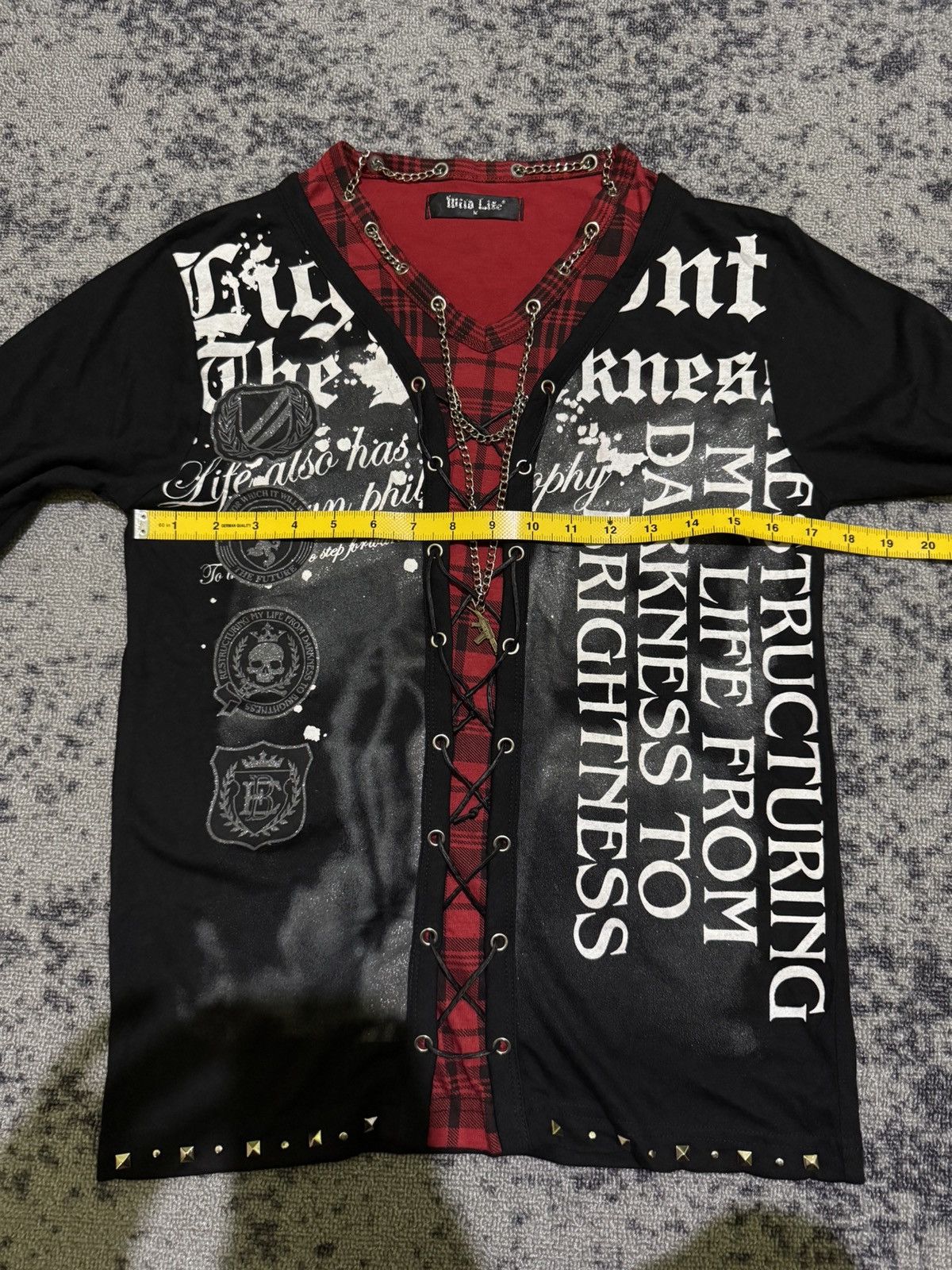 Hysteric Glamour Y2k Wild Life tribal double layer ifsixwasnine longsleeve Size US M / EU 48-50 / 2 - 14 Thumbnail
