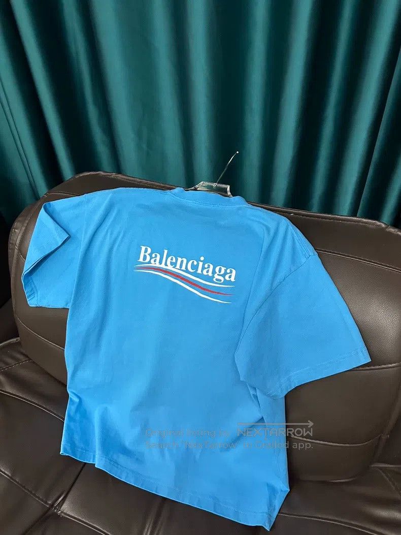 Balenciaga Balenciaga Coca-Cola Short Sleeve, Sky Blue Size US XS / EU 42 / 0 - 2 Thumbnail