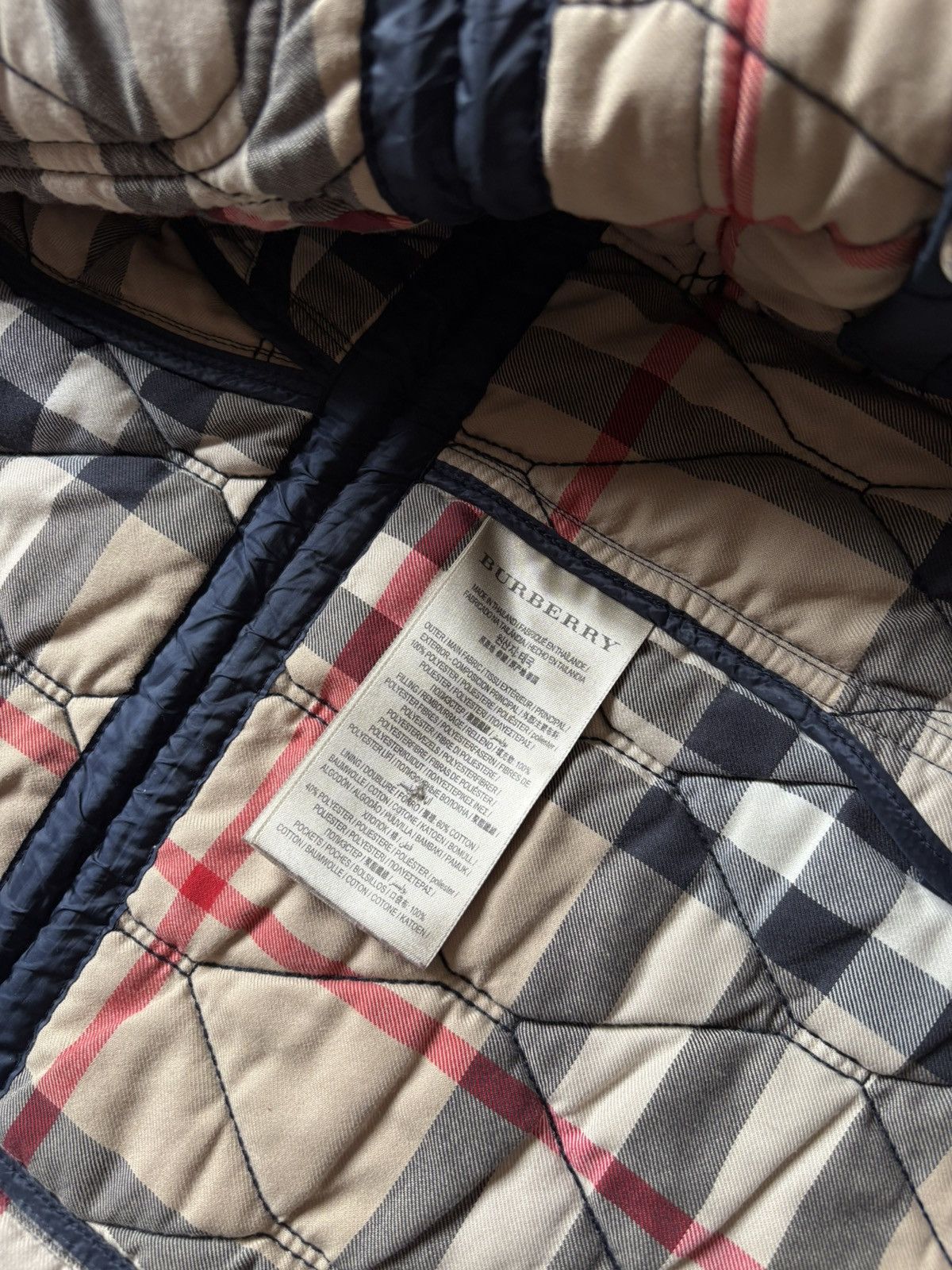 Burberry Vintage Burberry Nova Check Luxury Men's Quilted Jacket Size US L / EU 52-54 / 3 - 11 Thumbnail