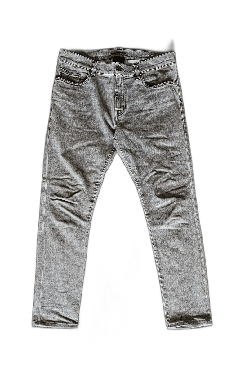 Saint Laurent Paris Saint Laurent Gray Denim Pants Size 30 Size US 30 / EU 46 - 1 Thumbnail