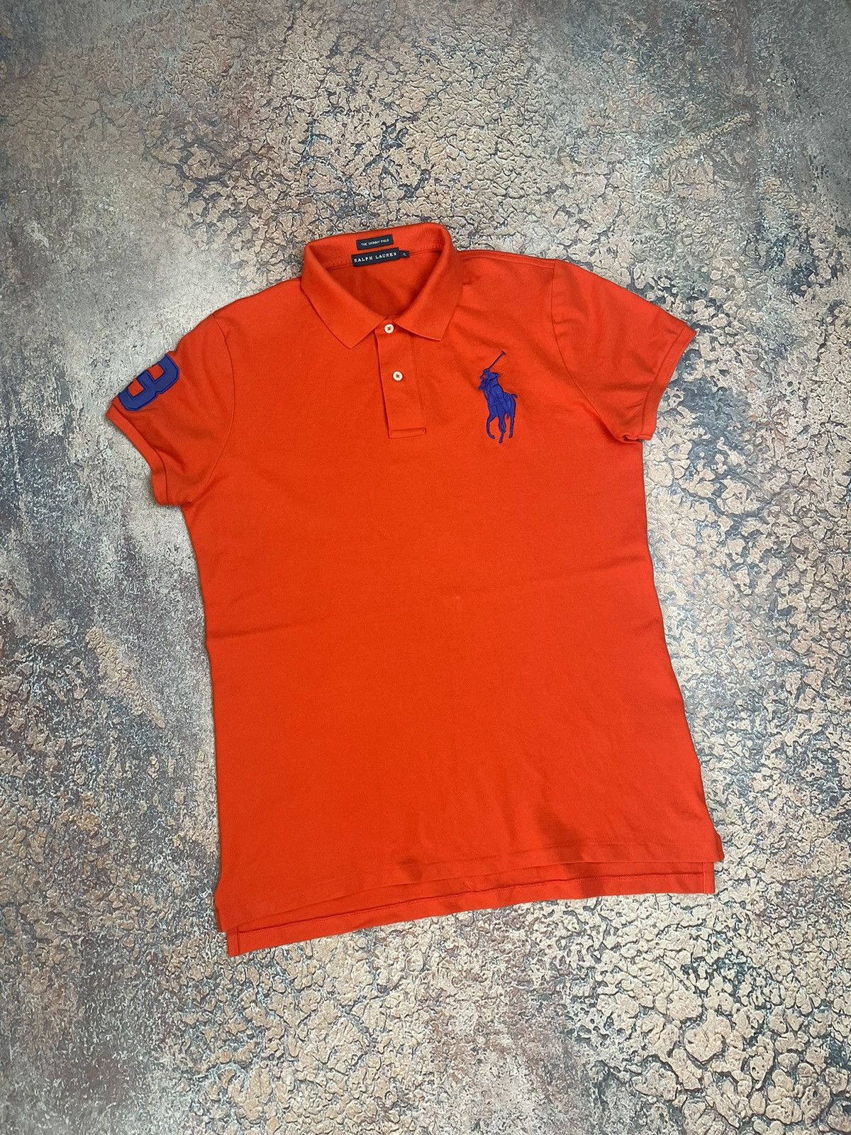 Polo Ralph Lauren × Ralph Lauren × Vintage Vintage Polo Ralph Lauren Big Logo T-shirt Polo Chief Feef Size US L / EU 52-54 / 3 - 1 Thumbnail