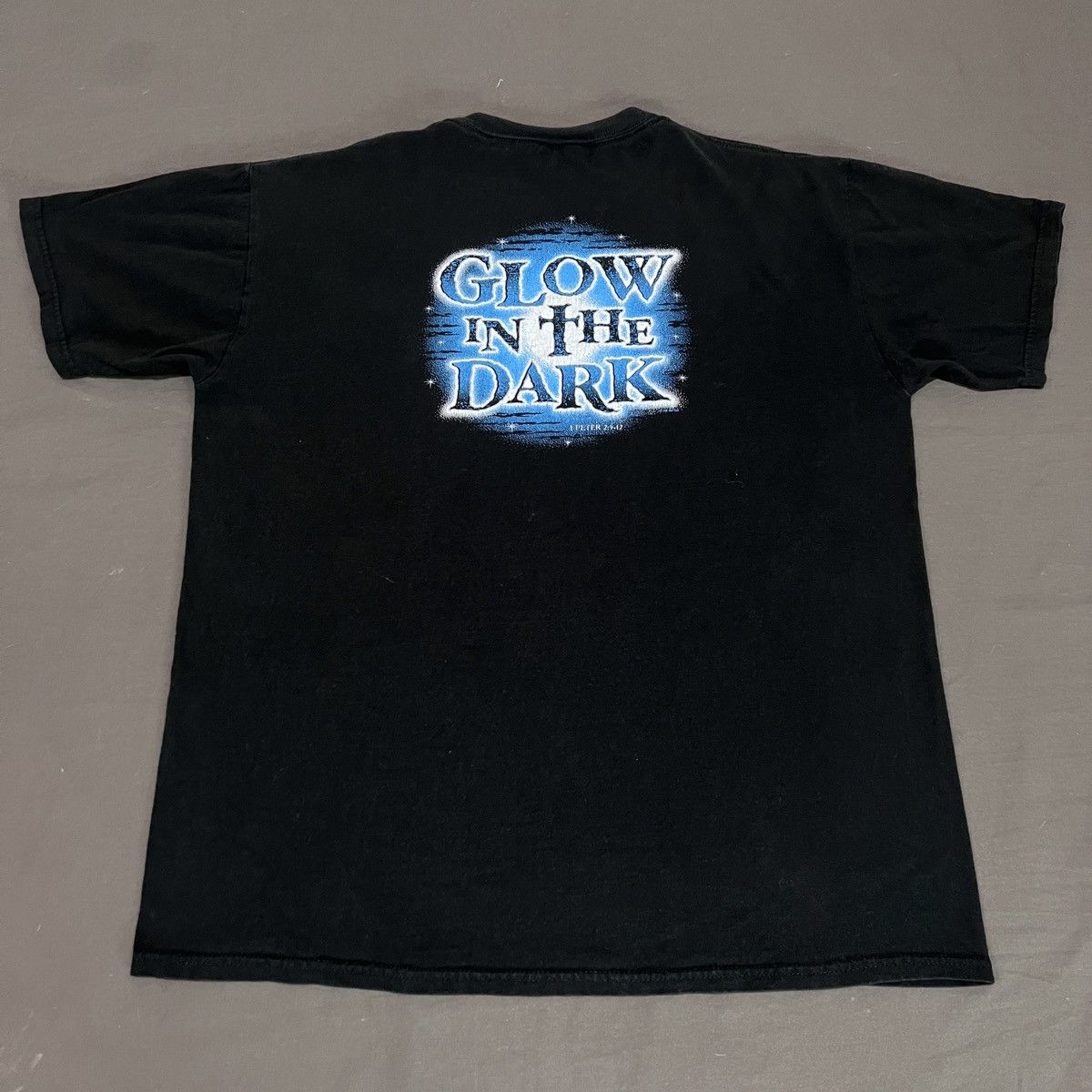 Other Vintage Y2K Glow in the dark Bible Holy God Jesus Promo Tee Size US L / EU 52-54 / 3 - 2 Thumbnail