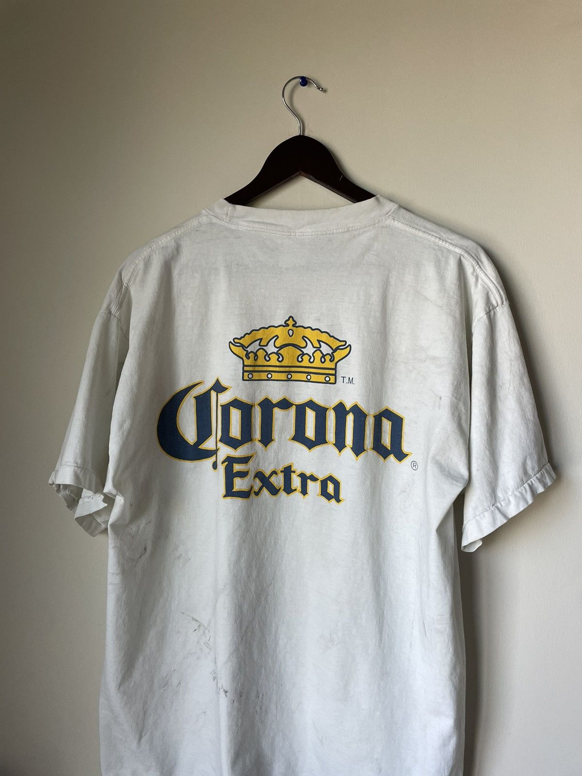 Vintage Vintage 90s corona extra tee Size US XL / EU 56 / 4 - 6 Thumbnail