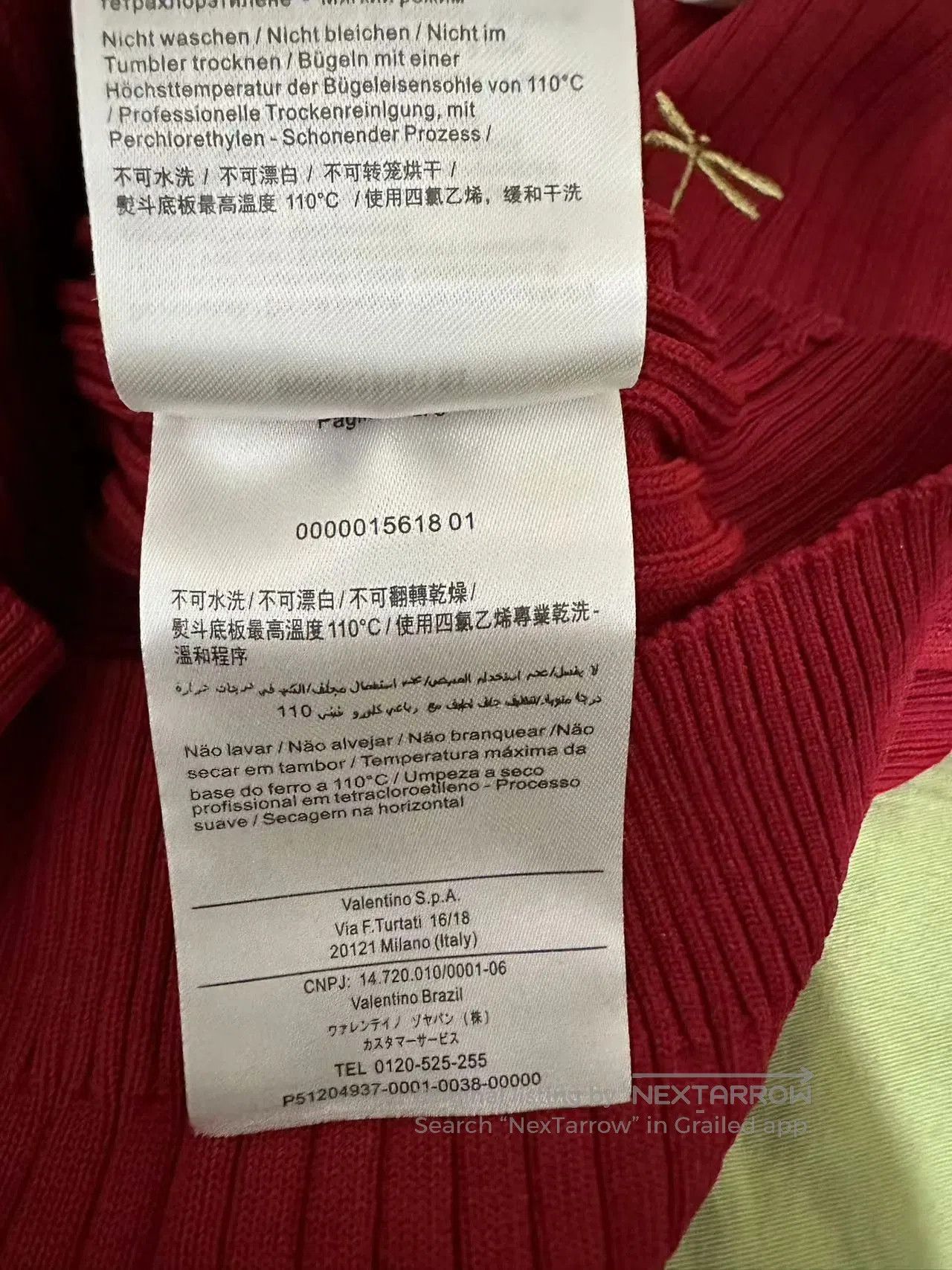 Valentino Valentino Red Knit Polo T-shirt L. Size US L / EU 52-54 / 3 - 5 Thumbnail
