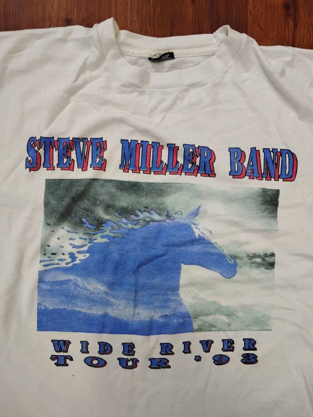 Band Tees Vintage Steve Miller Band Wide River Tour 1993 T-Shirt Size US XL / EU 56 / 4 - 1 Thumbnail