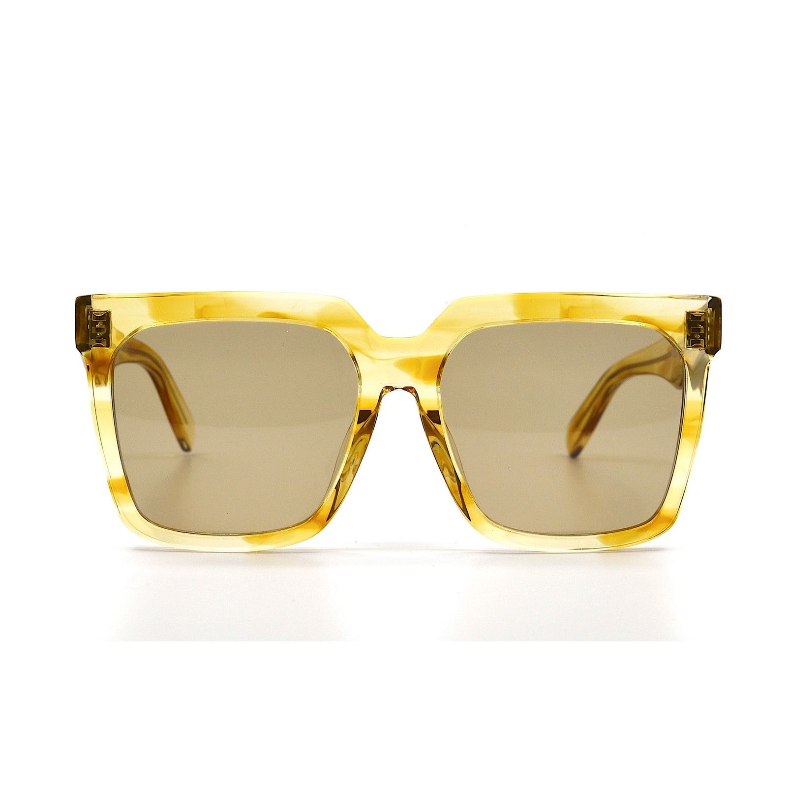 Celine CELINE PARIS CL4055FN 55E STRIPED HONEY HAVANA SUNGLASSES Size ONE SIZE - 2 Thumbnail