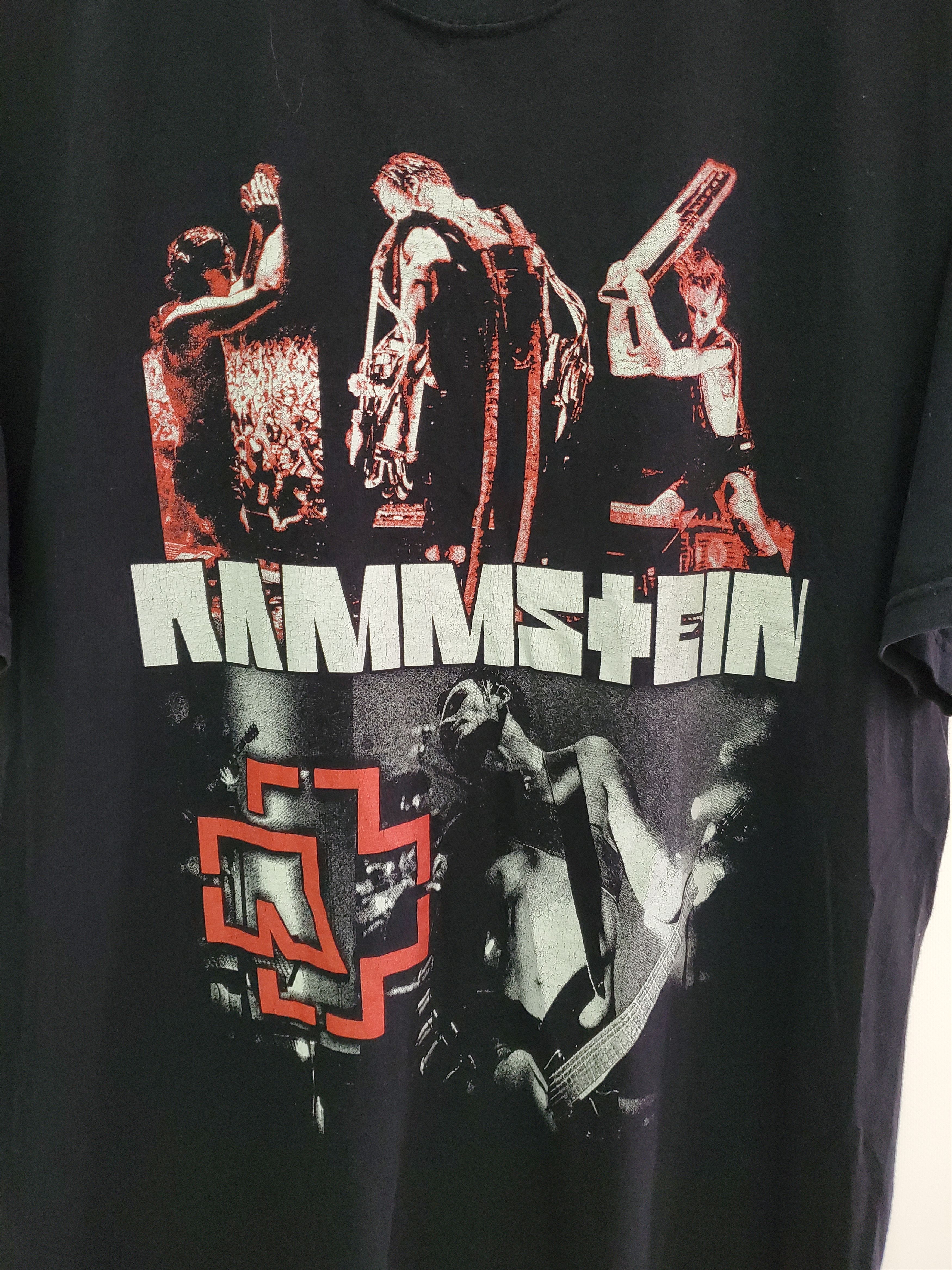 Band Tees × Vintage Vintage Rammstein Merch Sehsucht T-Shirt verblasst SELTEN!! Size US XL / EU 56 / 4 - 3 Thumbnail