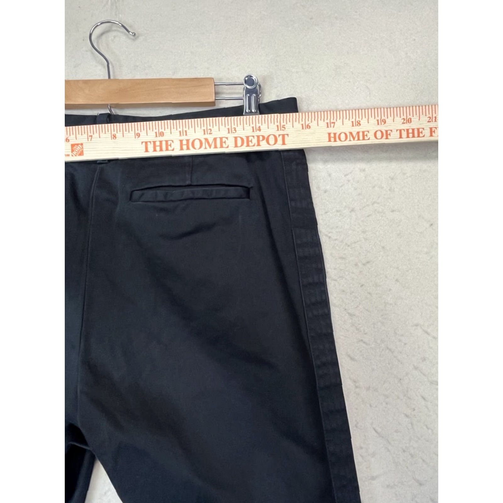 Banana Republic Banana Republic Women Pants Trousers Black Nylon Blend Straight Wide Leg Size 8 Size 30" / US 8 / IT 44 - 4 Thumbnail