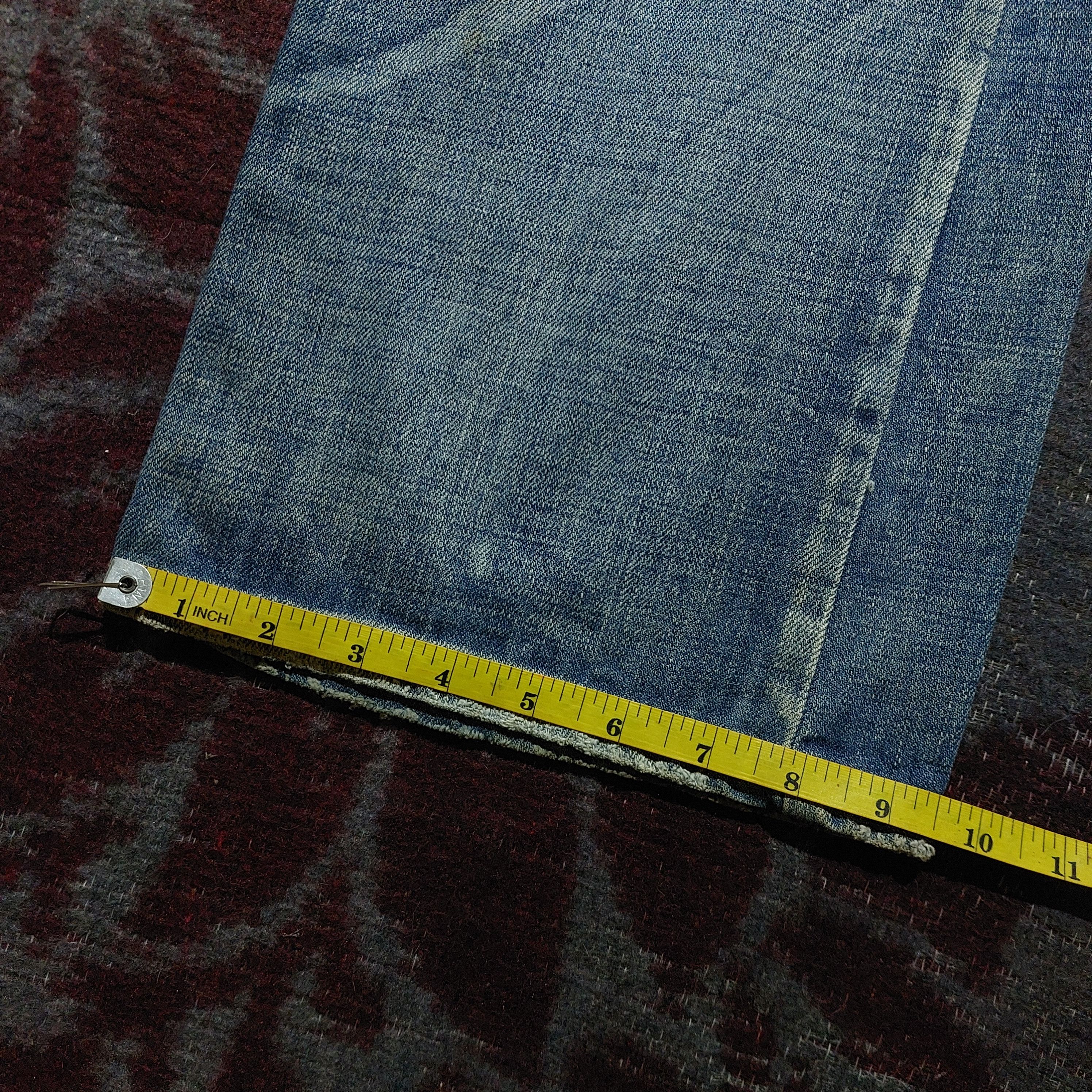 Tornado Mart Jean Mani distressed fadded blue flared jeans Size US 29 - 19 Thumbnail
