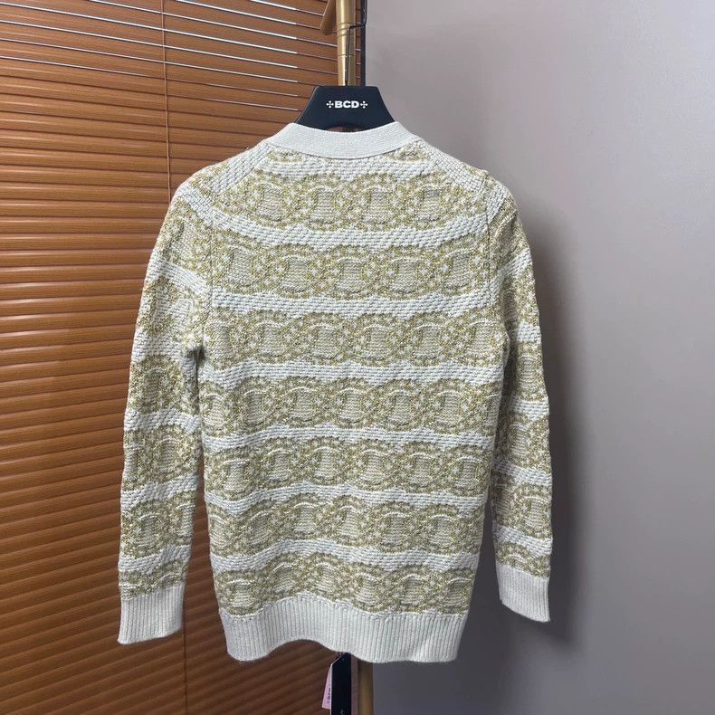 Chanel Chanel Double C Logo Cashmere Sweater -2505 Size US S / EU 44-46 / 1 - 2 Thumbnail