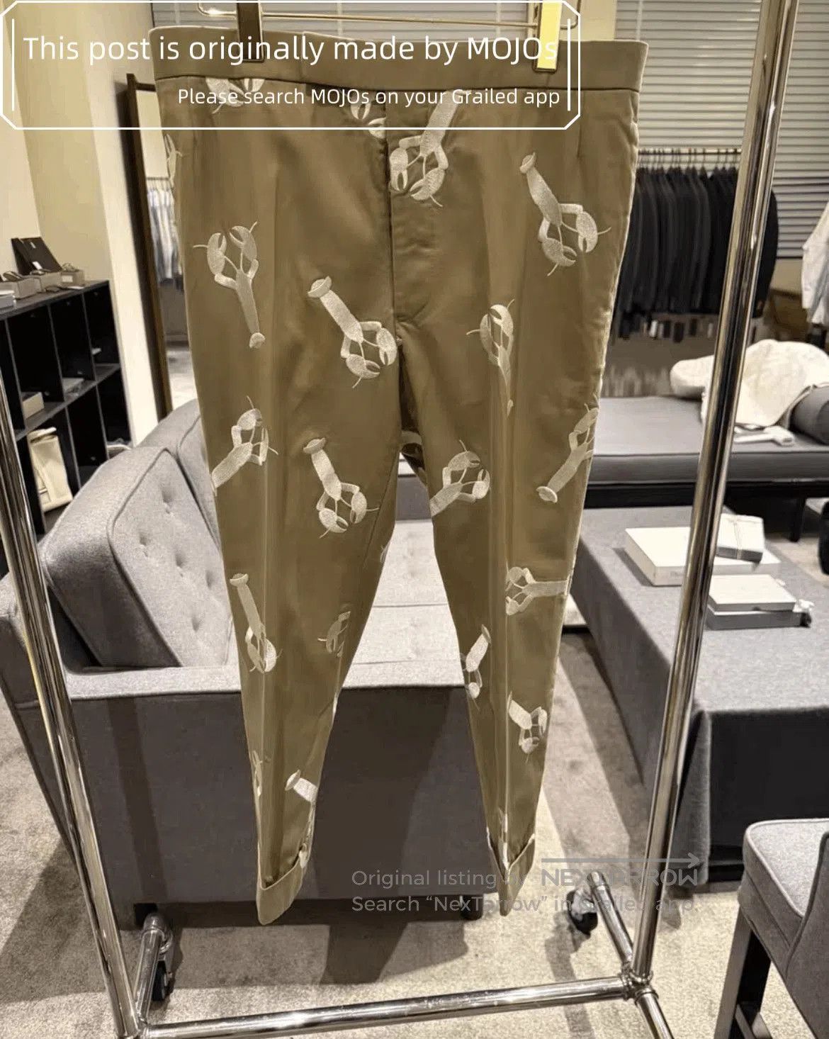 Thom Browne Sz 3 Thom Browne Lobster Stitches Kaki. Size US 32 / EU 48 - 1 Thumbnail