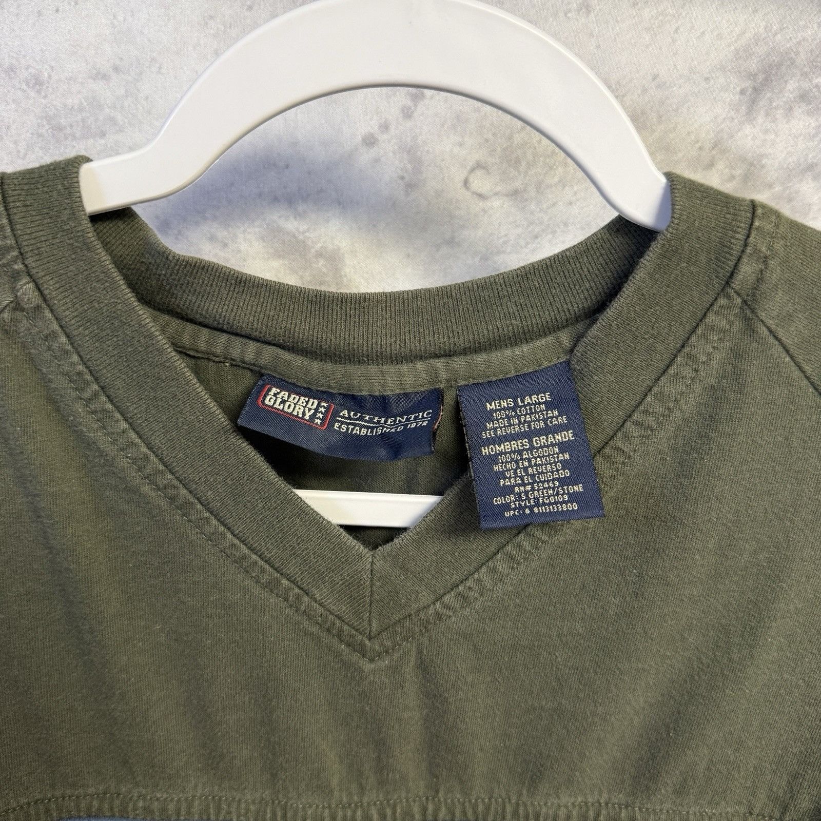 Faded Glory Vintage Y2K Faded Glory T Shirt Mens Large Two Tone Skate Size US L / EU 52-54 / 3 - 3 Thumbnail