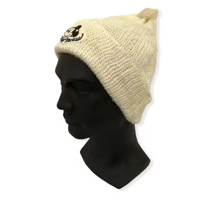 Disney × Mickey Mouse Vintage Mickey Mouse Cartoon Beanie Hat Size ONE SIZE - 2 Thumbnail