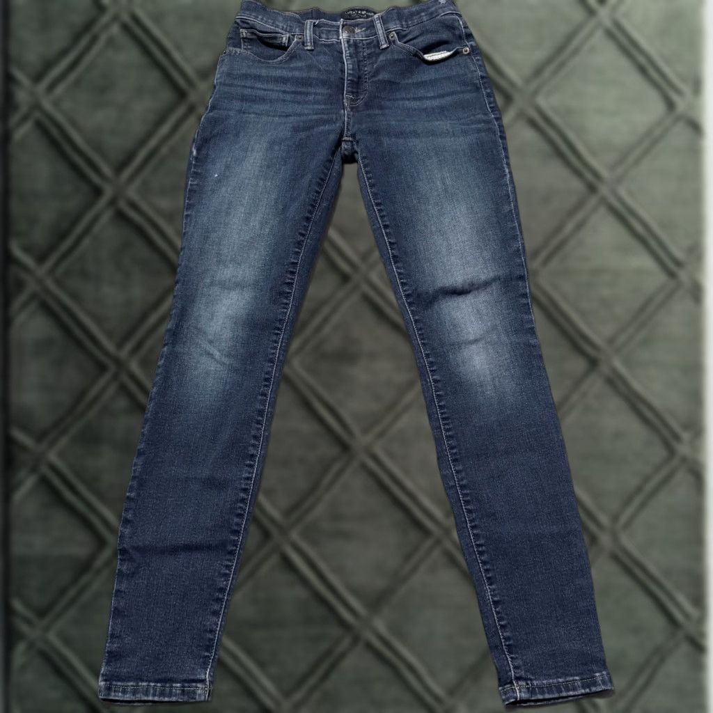 Lucky Brand Lucky Brand Skinny Jeans Women's Blue Denim Mid-Rise Zip-Fly Slim Fit - 2 Size 26" / US 2 / IT 38 - 1 Thumbnail