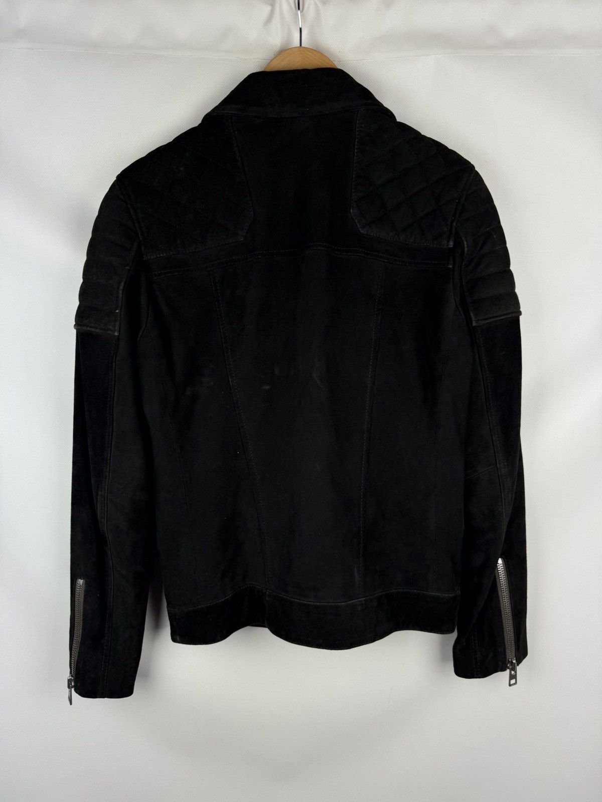 Allsaints Allsaints Imagara Suede Biker Men’s Leather Jacket Size XS Size US XS / EU 42 / 0 - 17 Thumbnail