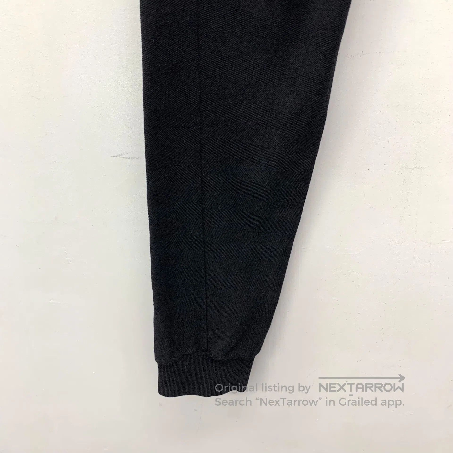 Burberry Burberry Black Cotton Drawstring Casual Trousers| Size US 27 - 5 Thumbnail