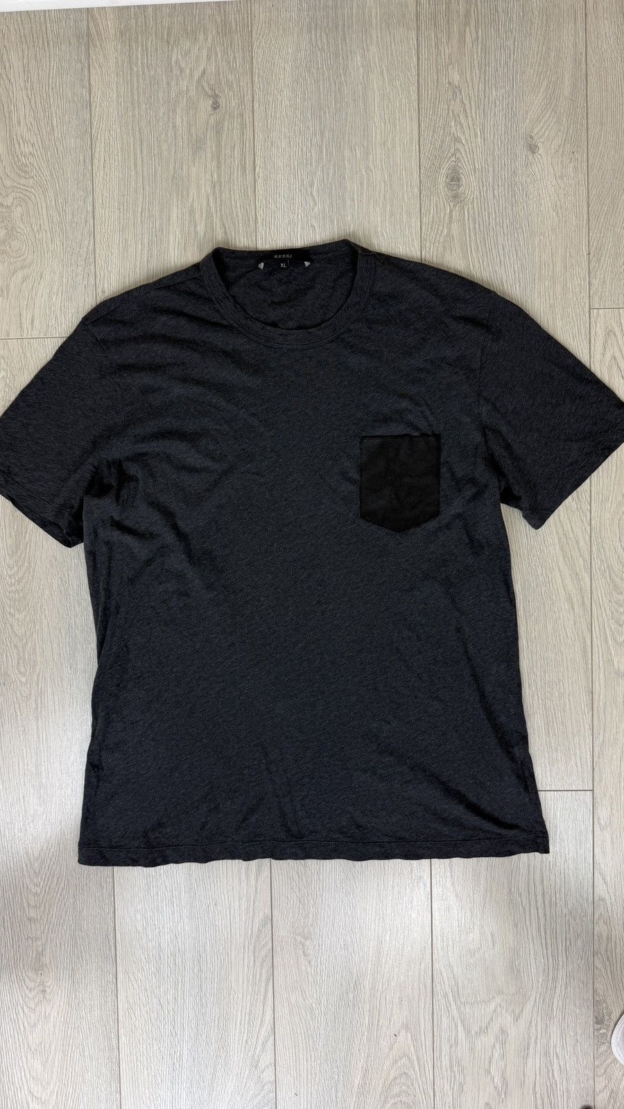 Gucci Gucci Rare Leather Pocket T Shirt Size US XL / EU 56 / 4 - 4 Thumbnail