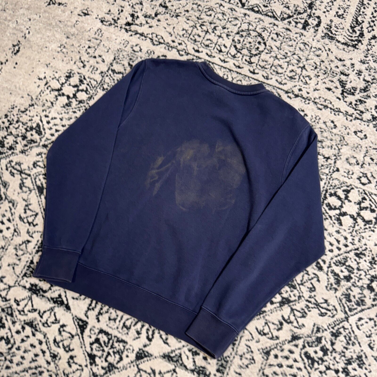Nike × Vintage Vintage Nike Unisex Navy Cotton Crewneck Size S Y2K Club 90s Size US S / EU 44-46 / 1 - 10 Thumbnail