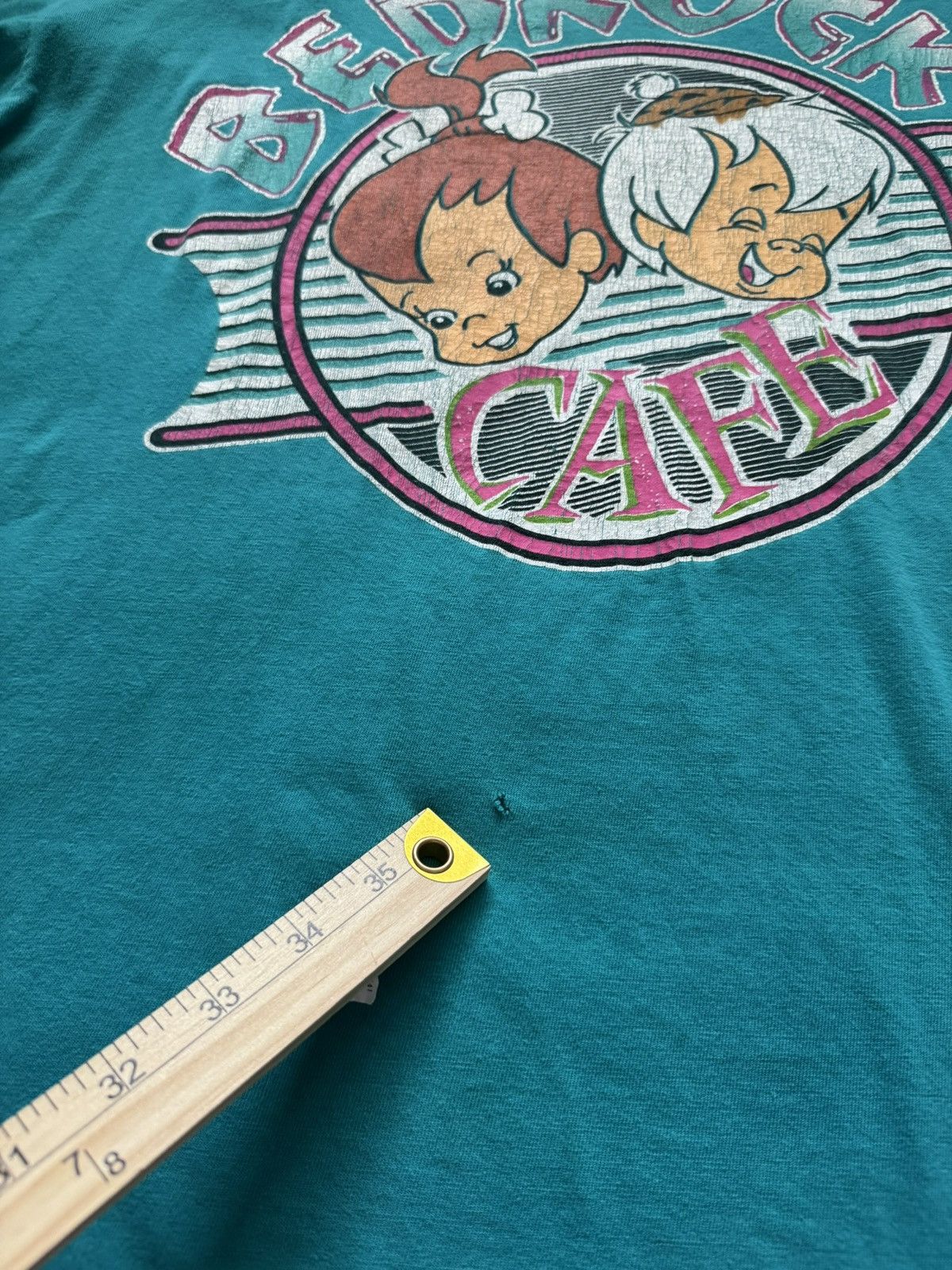 Other 90s Pebbles & Bam Flintstones Bedrock Cafe tee Size XL Size US XL / EU 56 / 4 - 5 Thumbnail