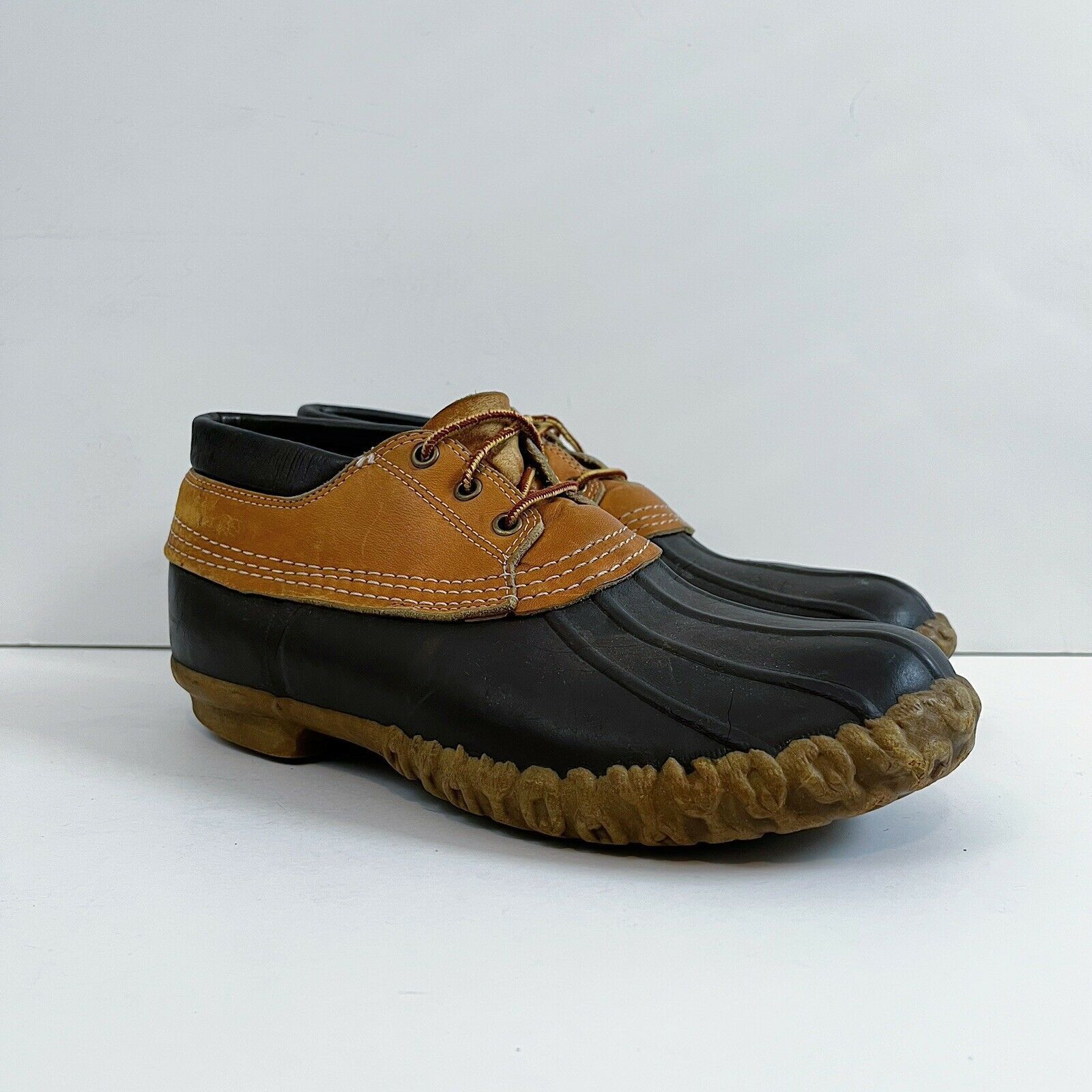 L.L. Bean 1950s LL Bean Maine Hunting Shoes Boots Shearling Wool Size US 9 / EU 42 - 3 Thumbnail