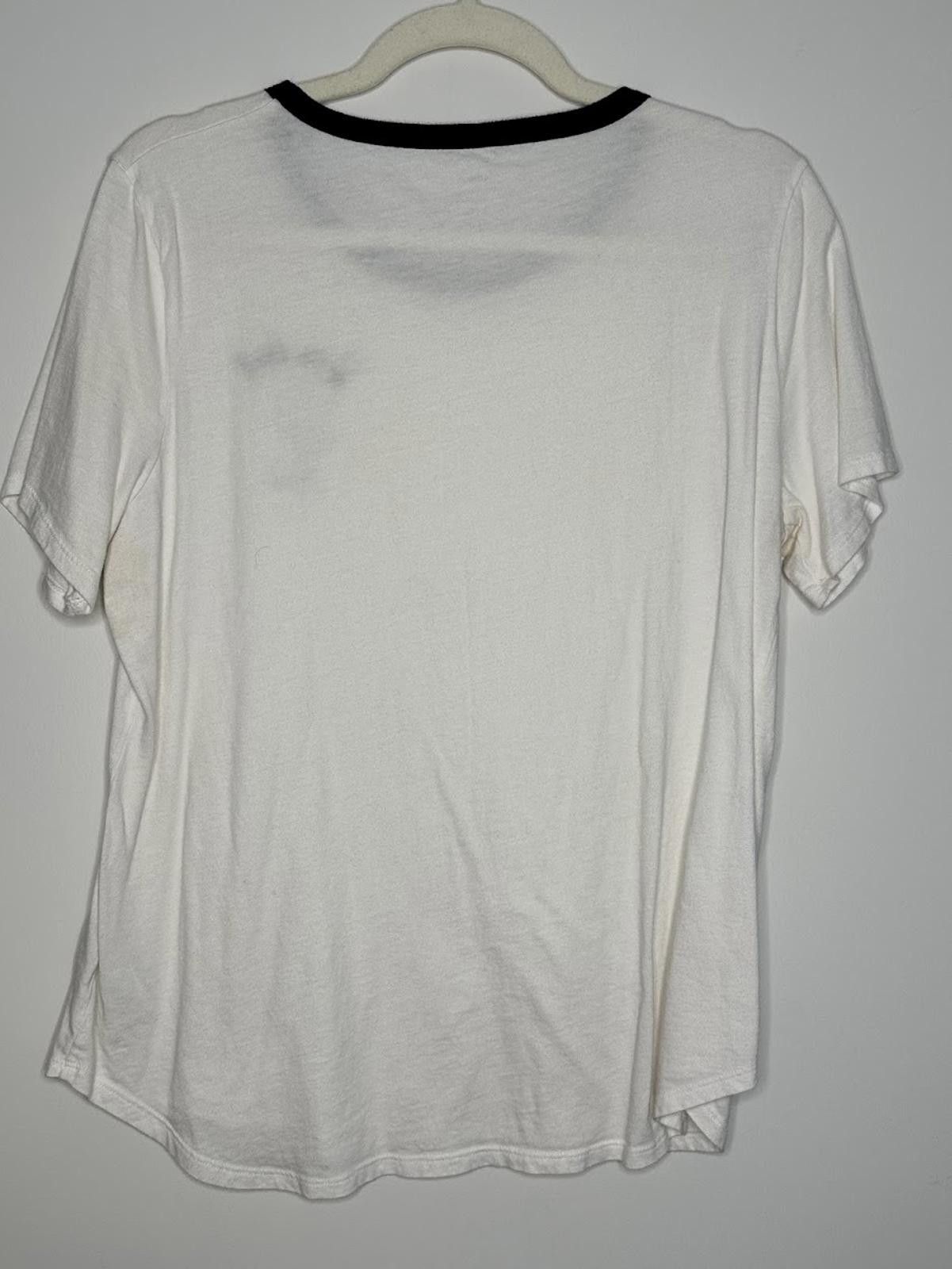 Old Navy Old Navy "So on Point" Cactus Ringer T-shirt - Sz. L Size L / US 10 / IT 46 - 2 Thumbnail