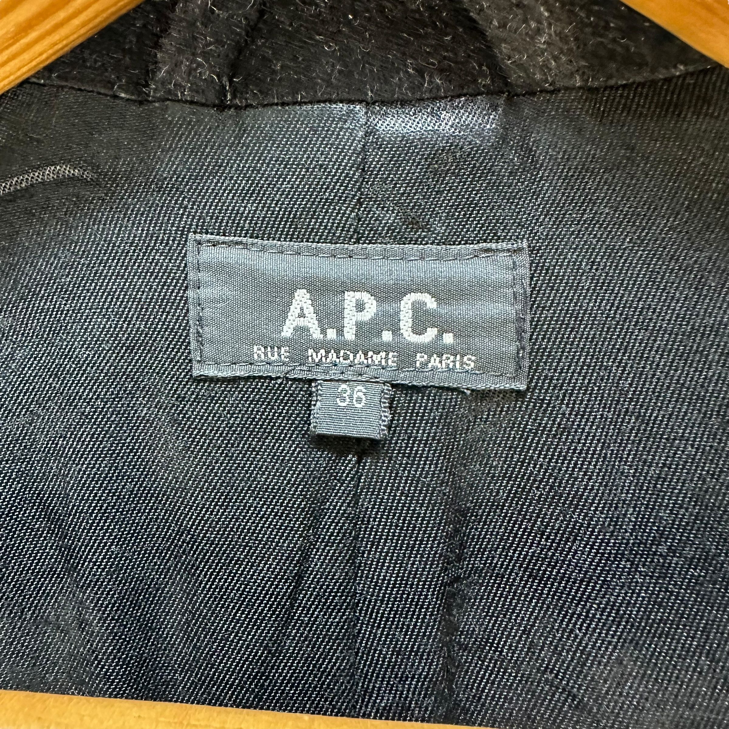 A.P.C. A.P.C. Wool Blend Double Breasted Trench Coat #A80-1925 Size XS / US 0-2 / IT 36-38 - 8 Thumbnail