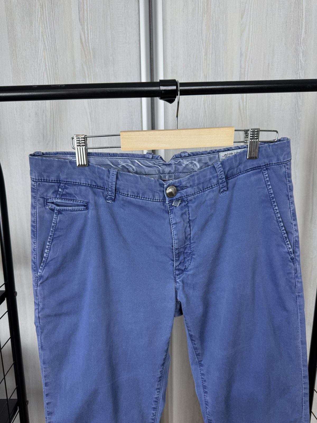 Jacob Cohen Jacob Cohen handmade blue faded made in Italy pants Size US 33 - 6 Thumbnail