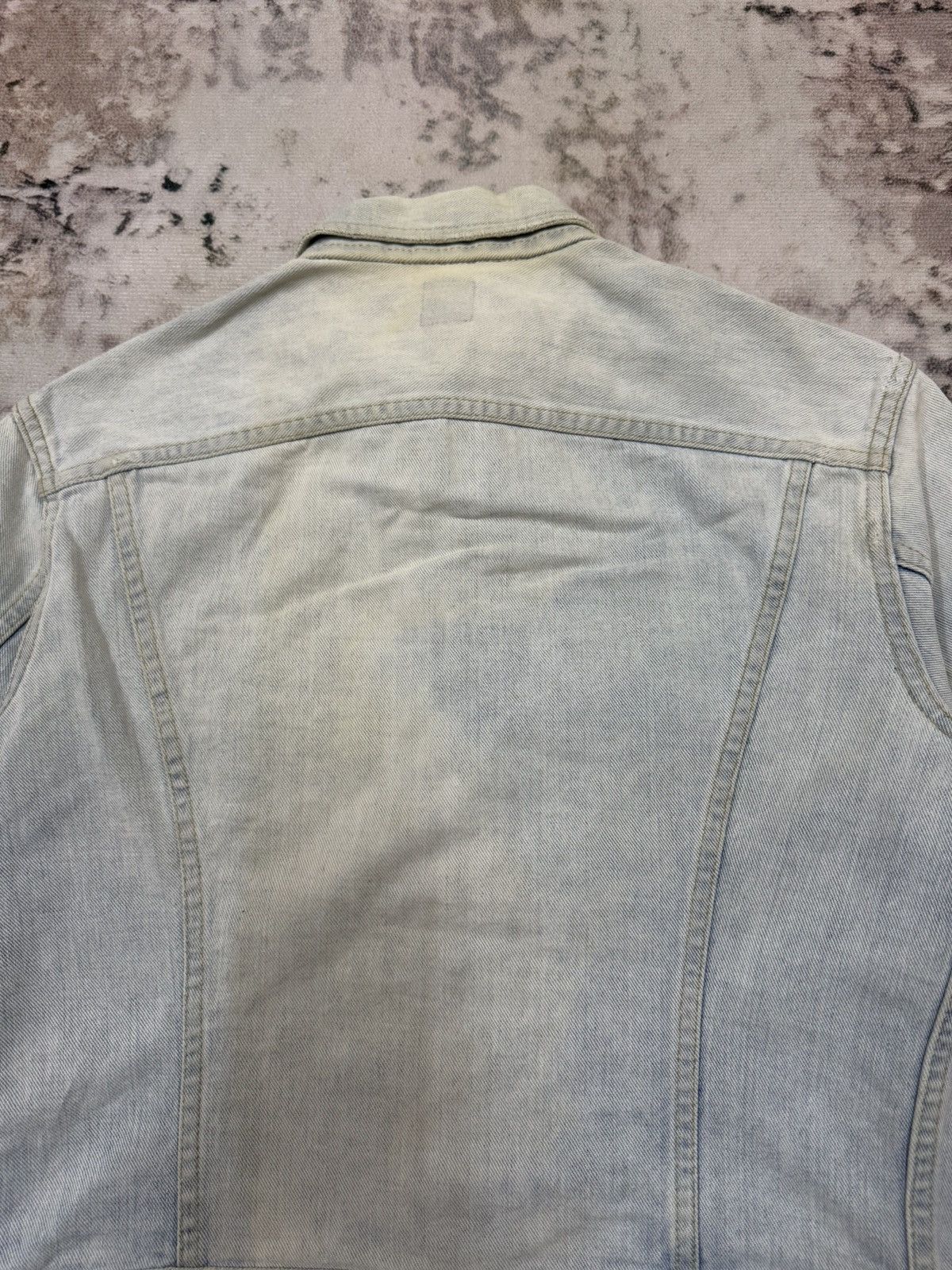 Lee 🔥Sun Faded🔥VINTAGE 90s LEE RIDER DISTRESSED DENIM JACKET Size US S / EU 44-46 / 1 - 13 Thumbnail